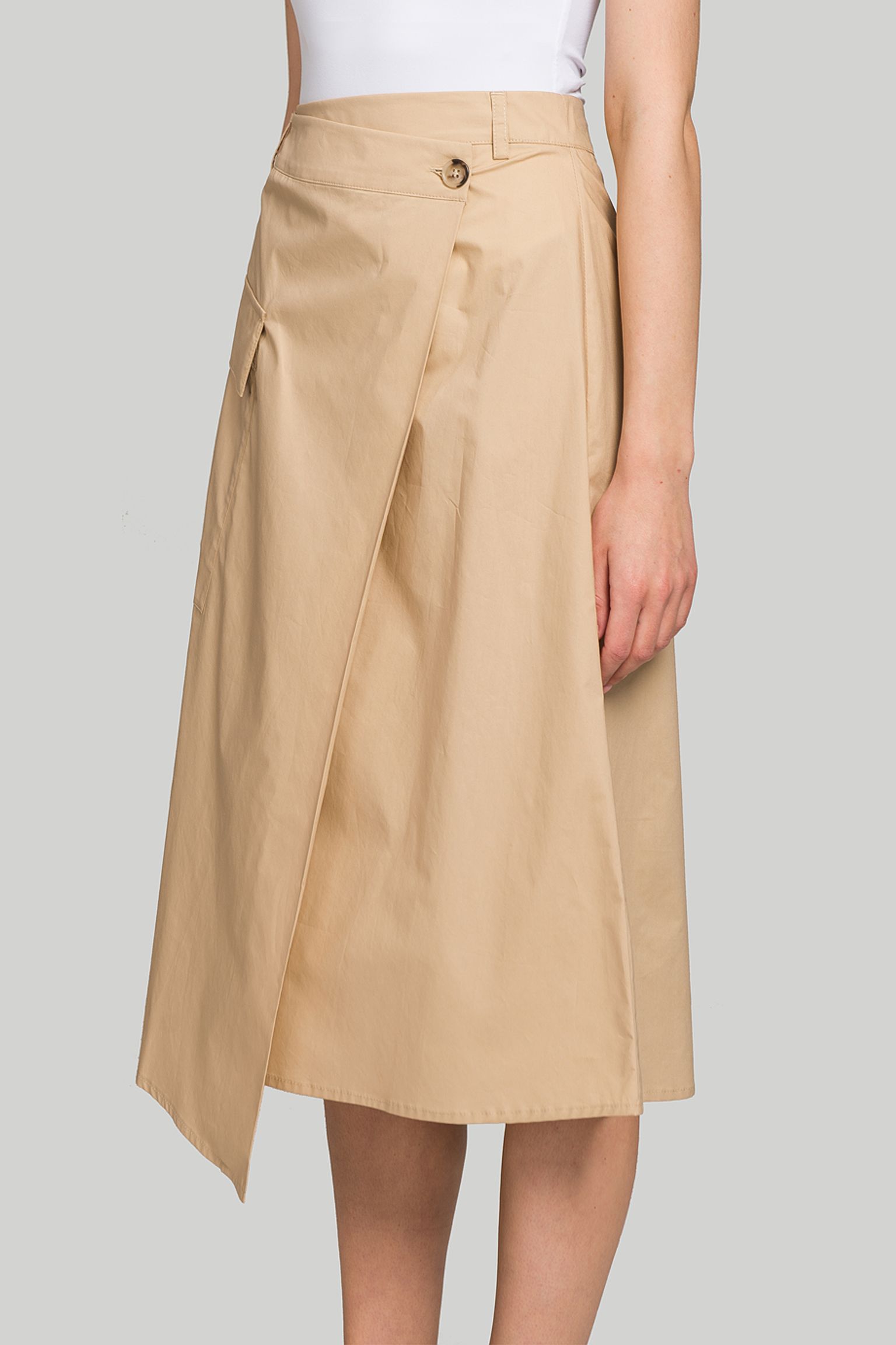 Юбка Woolrich POPLIN SKIRT