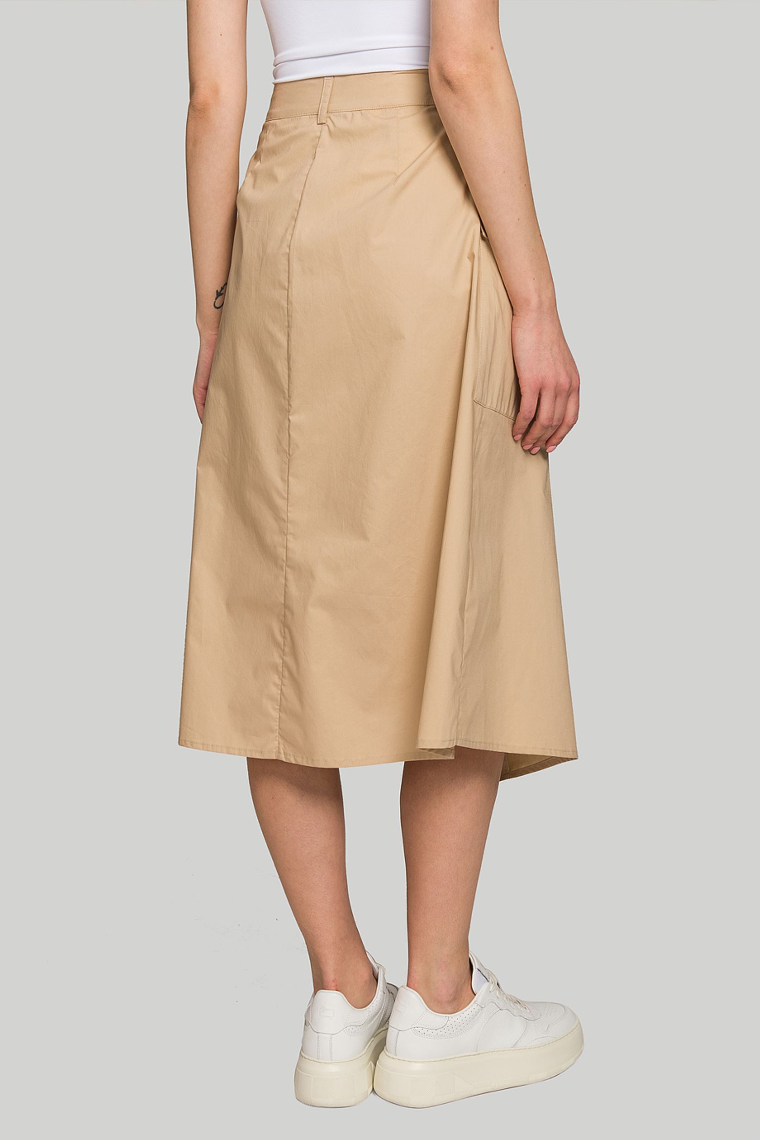 Юбка Woolrich POPLIN SKIRT