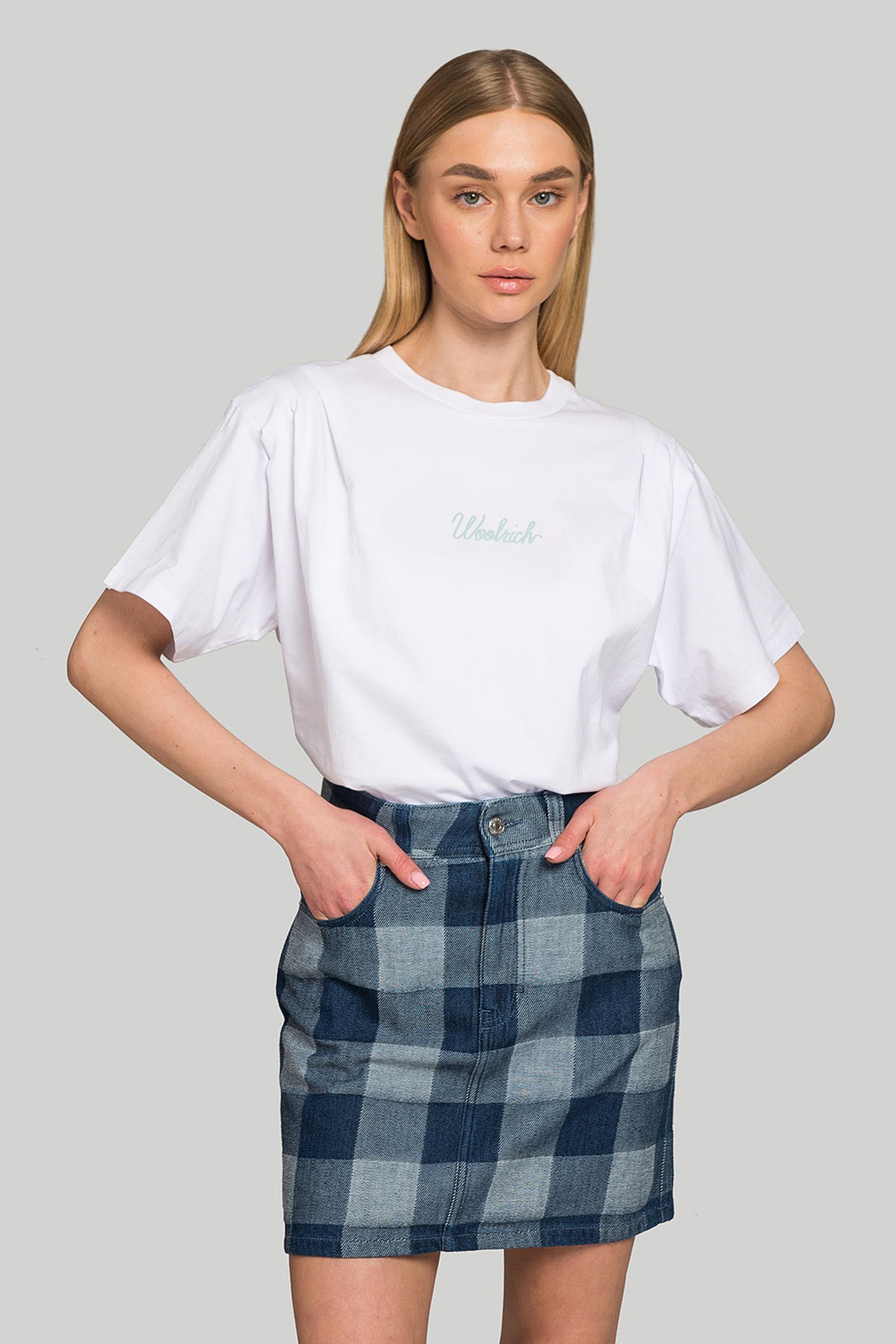 Футболка Woolrich PLEATED T-SHIRT купить