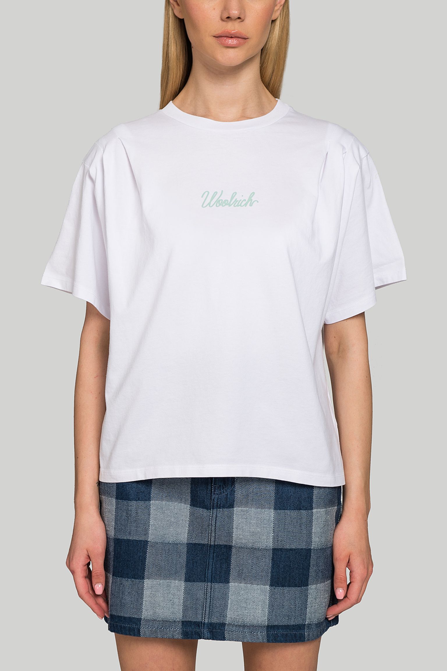 Футболка Woolrich PLEATED T-SHIRT с доставкой