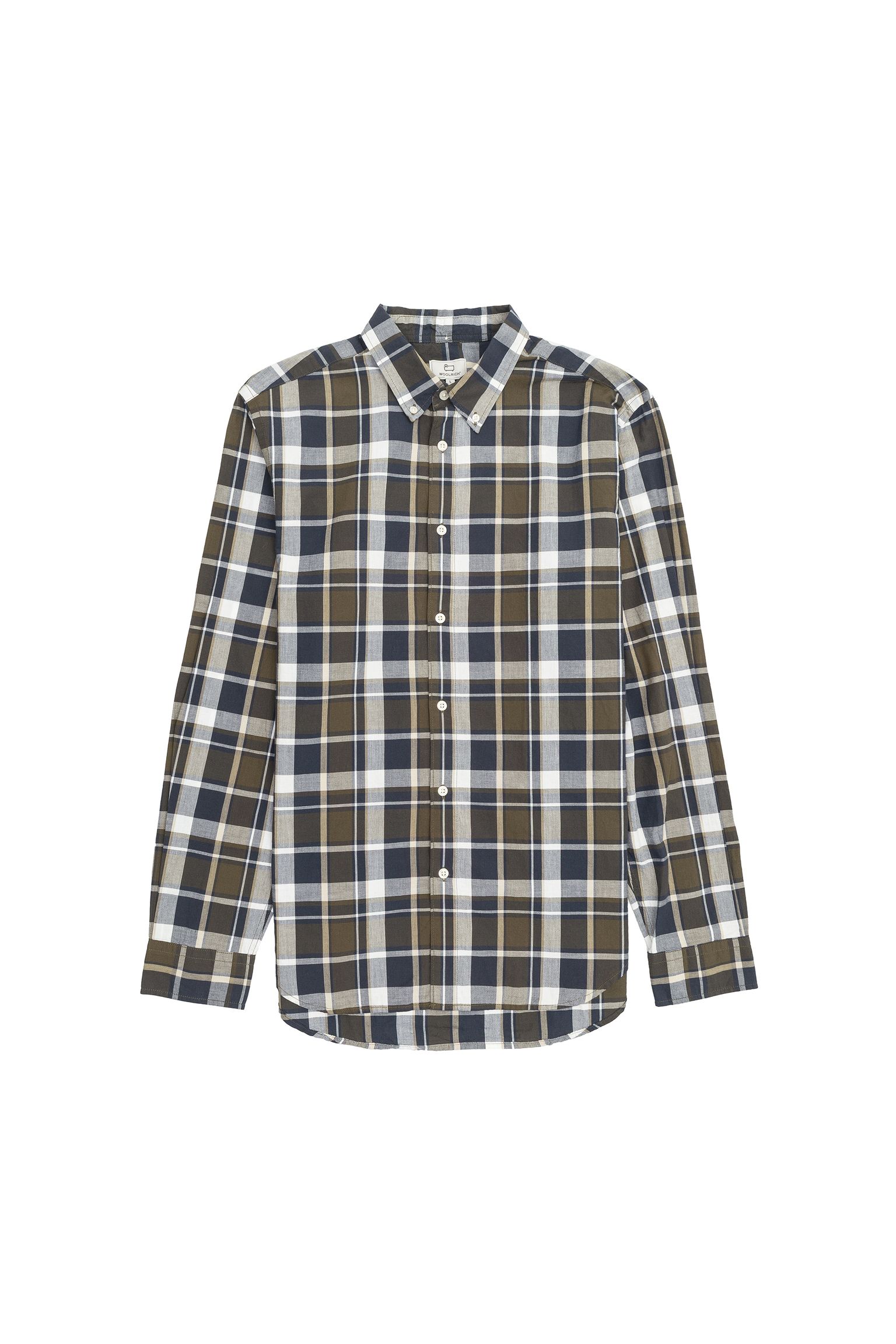 Рубашка Woolrich POPLIN MADRAS SHIRT купить