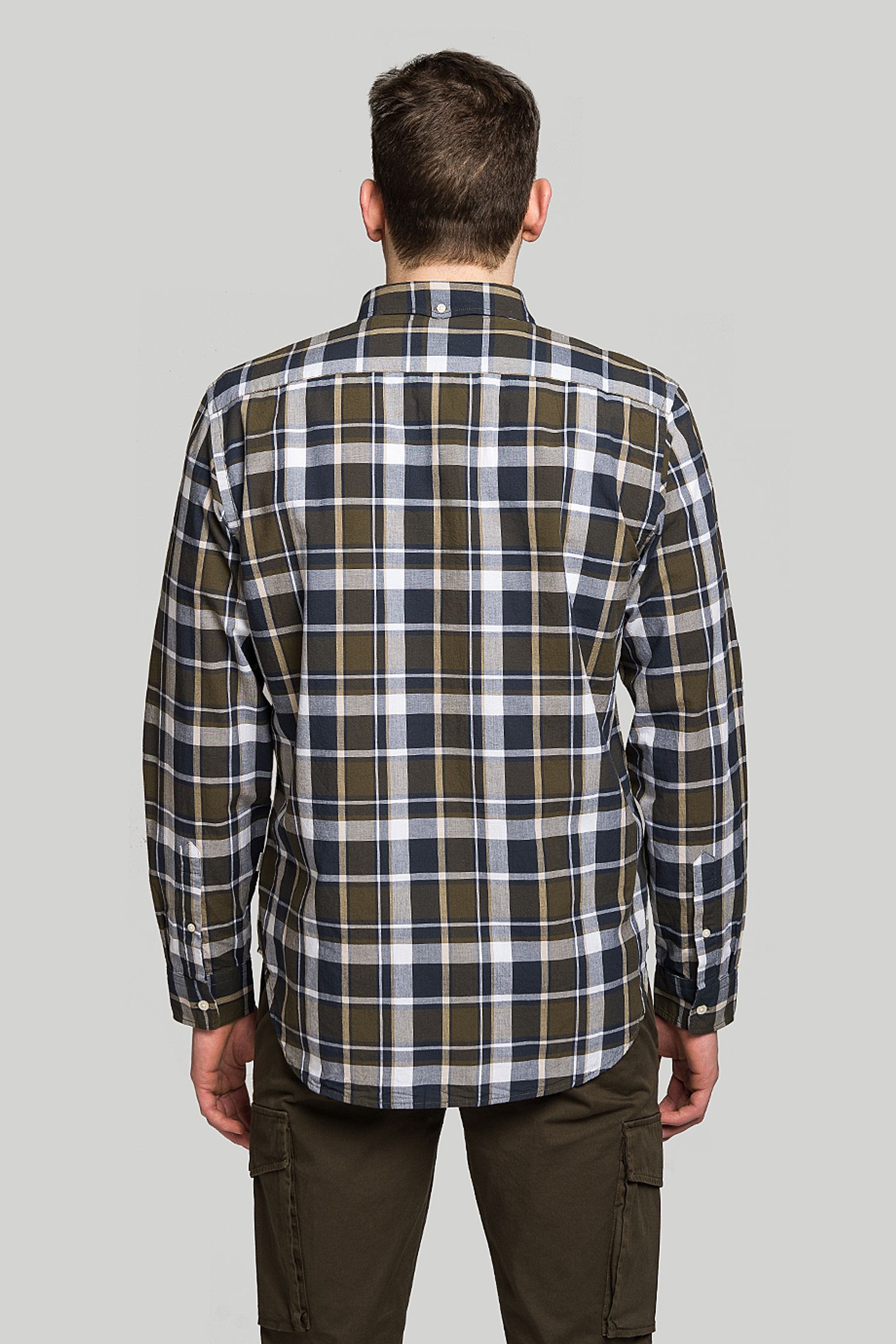 Рубашка Woolrich POPLIN MADRAS SHIRT