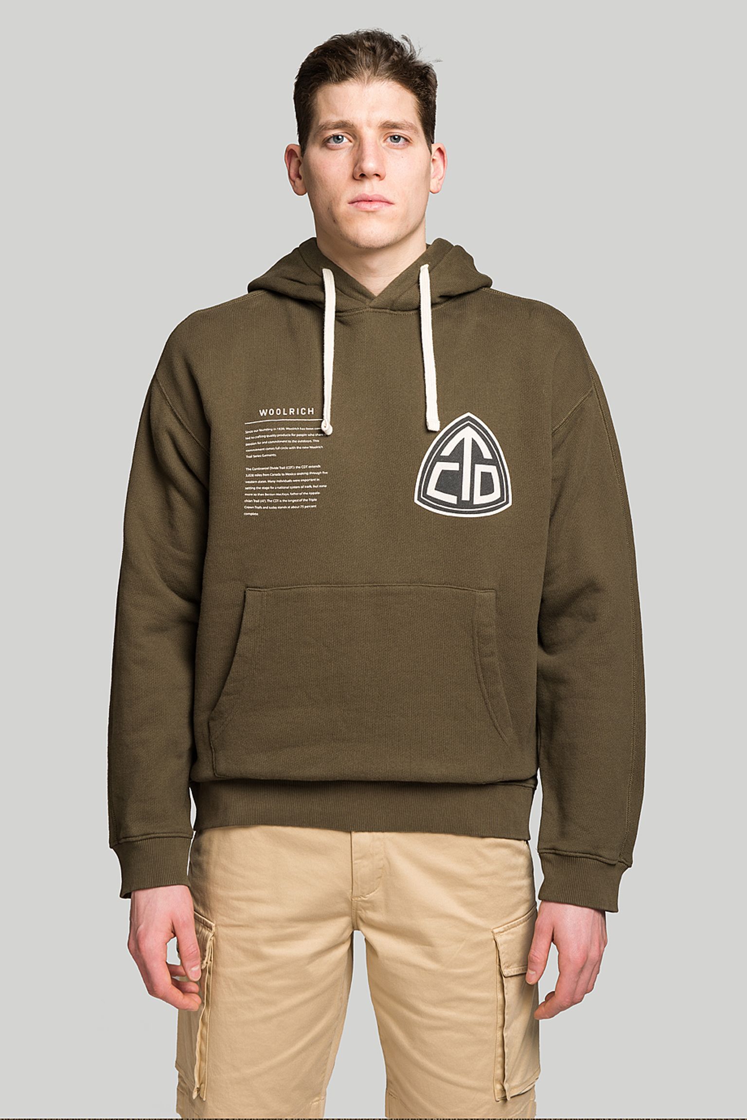Худі Woolrich AMERICAN HOODIE з доставкою