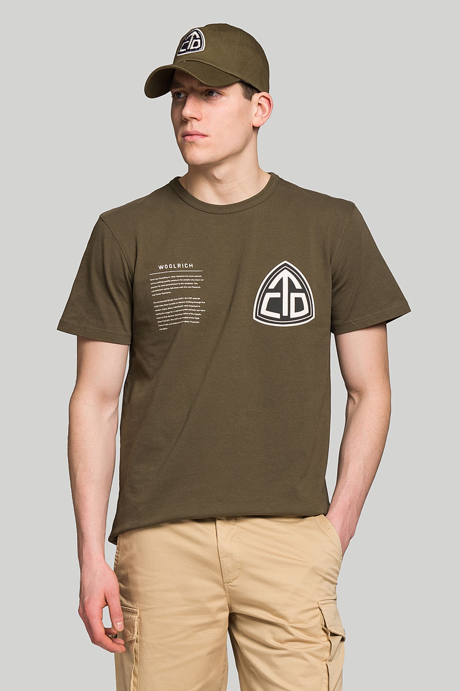 Футболка Woolrich GRAPHIC PATCH TEE купити
