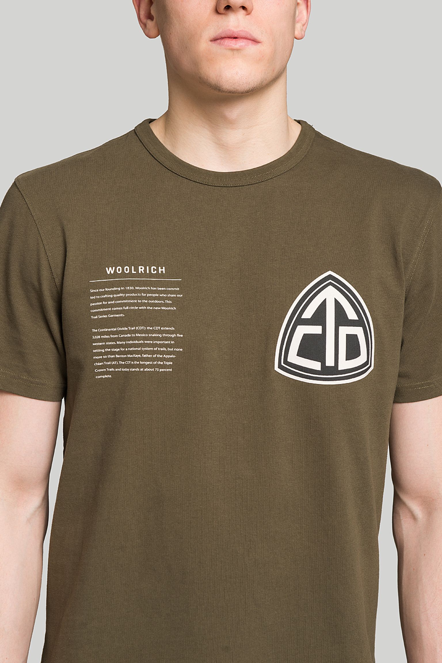 Стильні Футболка Woolrich GRAPHIC PATCH TEE