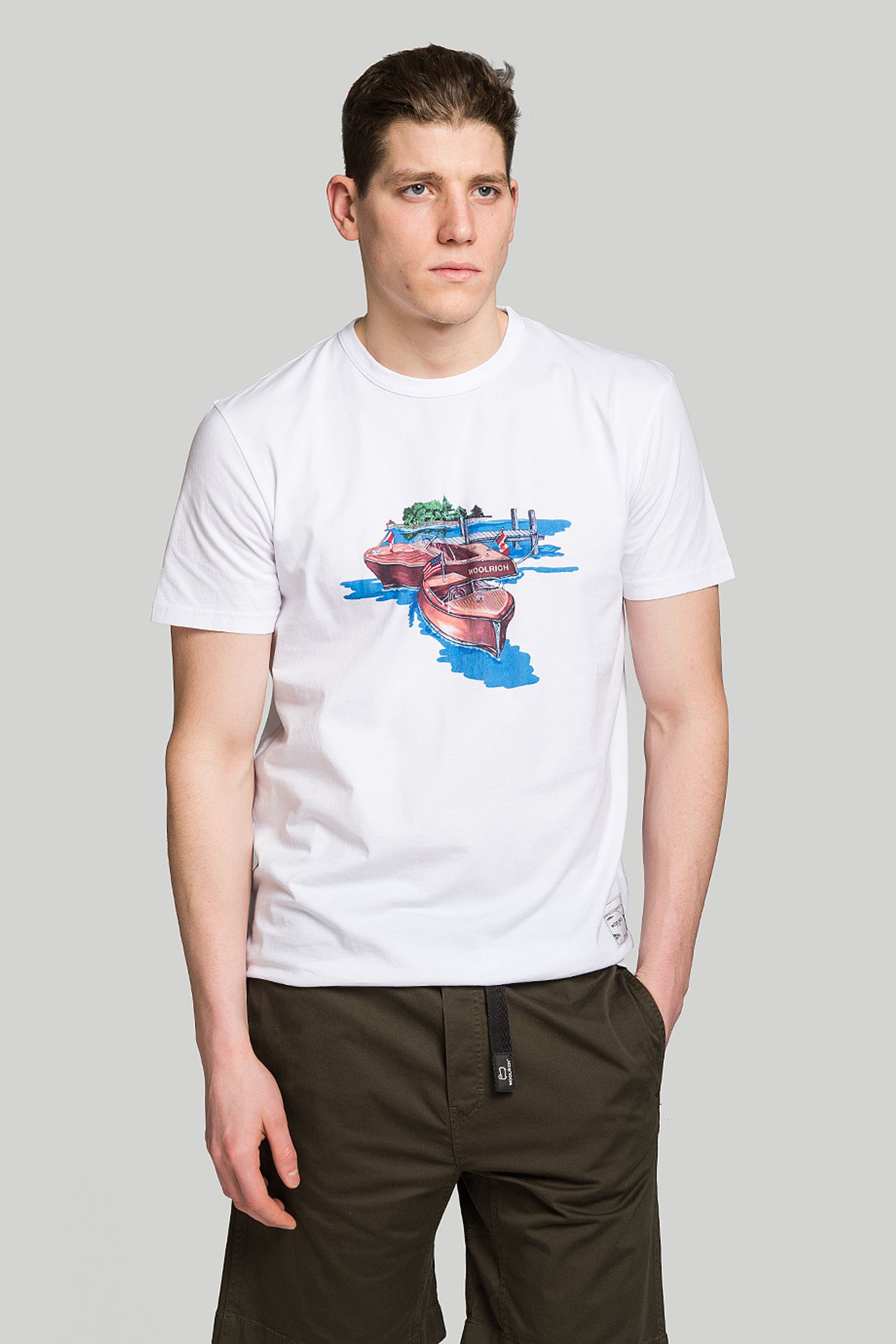 Футболка Woolrich PAINTED ZAVIKON TEE купить