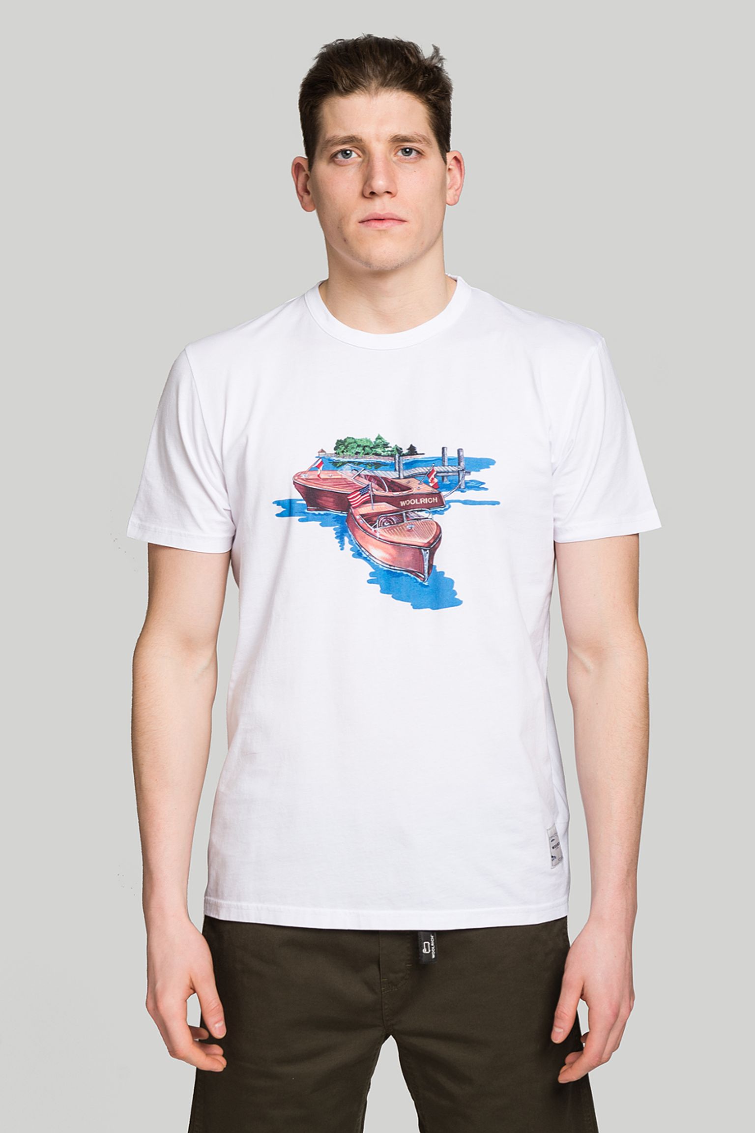 Футболка Woolrich PAINTED ZAVIKON TEE с доставкой