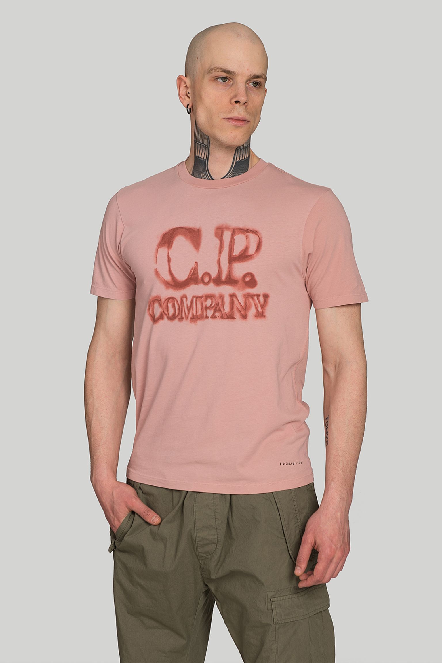 Футболка C.P. Company BLURRY LOGO T-SHIRT