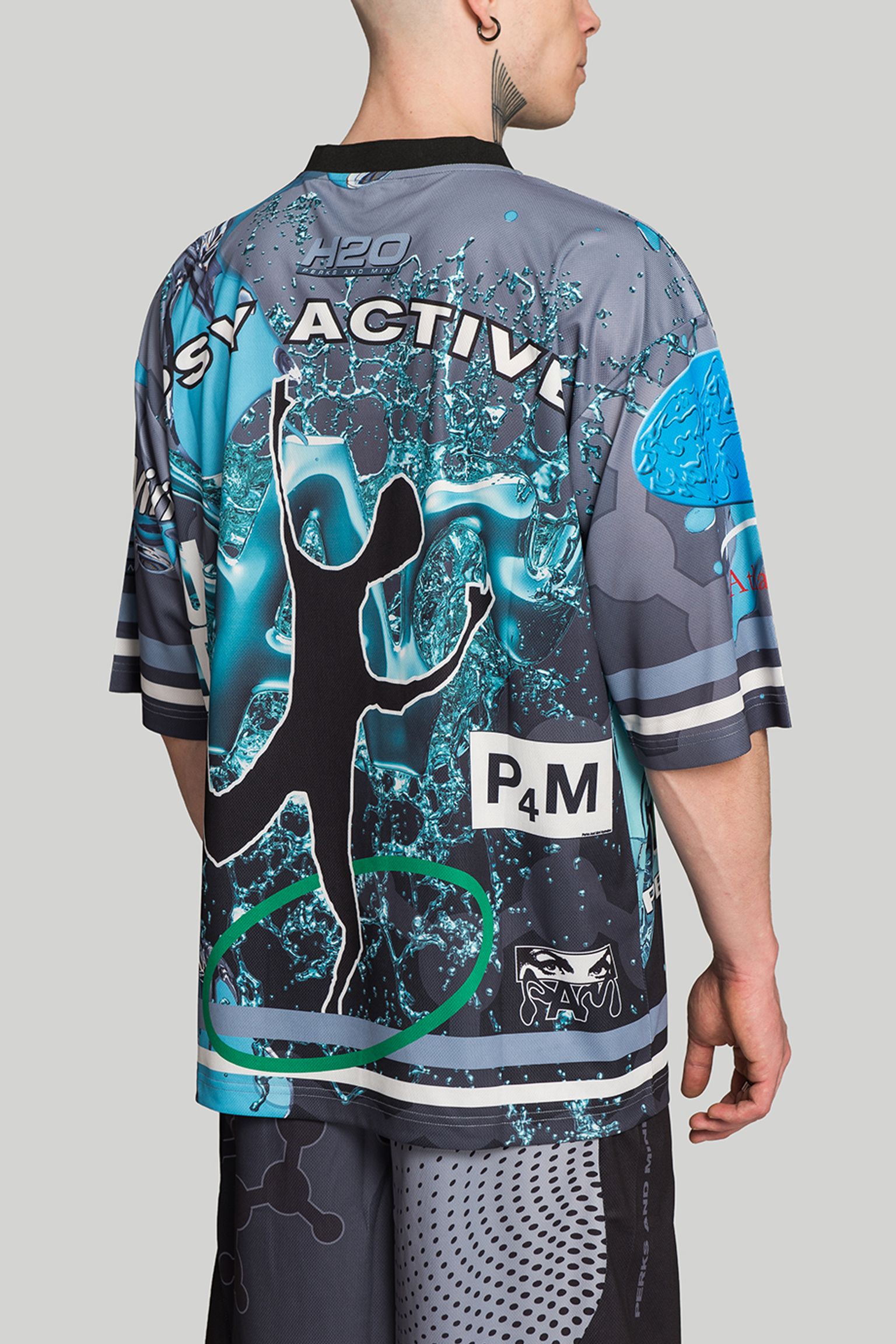Широкий выбор Футболка P.A.M  OVERSIZED HOCKEY JERSEY