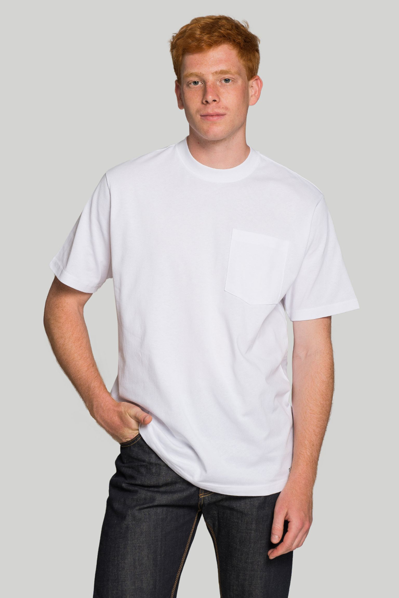 Футболка S/S PIONEER SOLID ONE POCKET 6.5OZ COTTON JERSEY