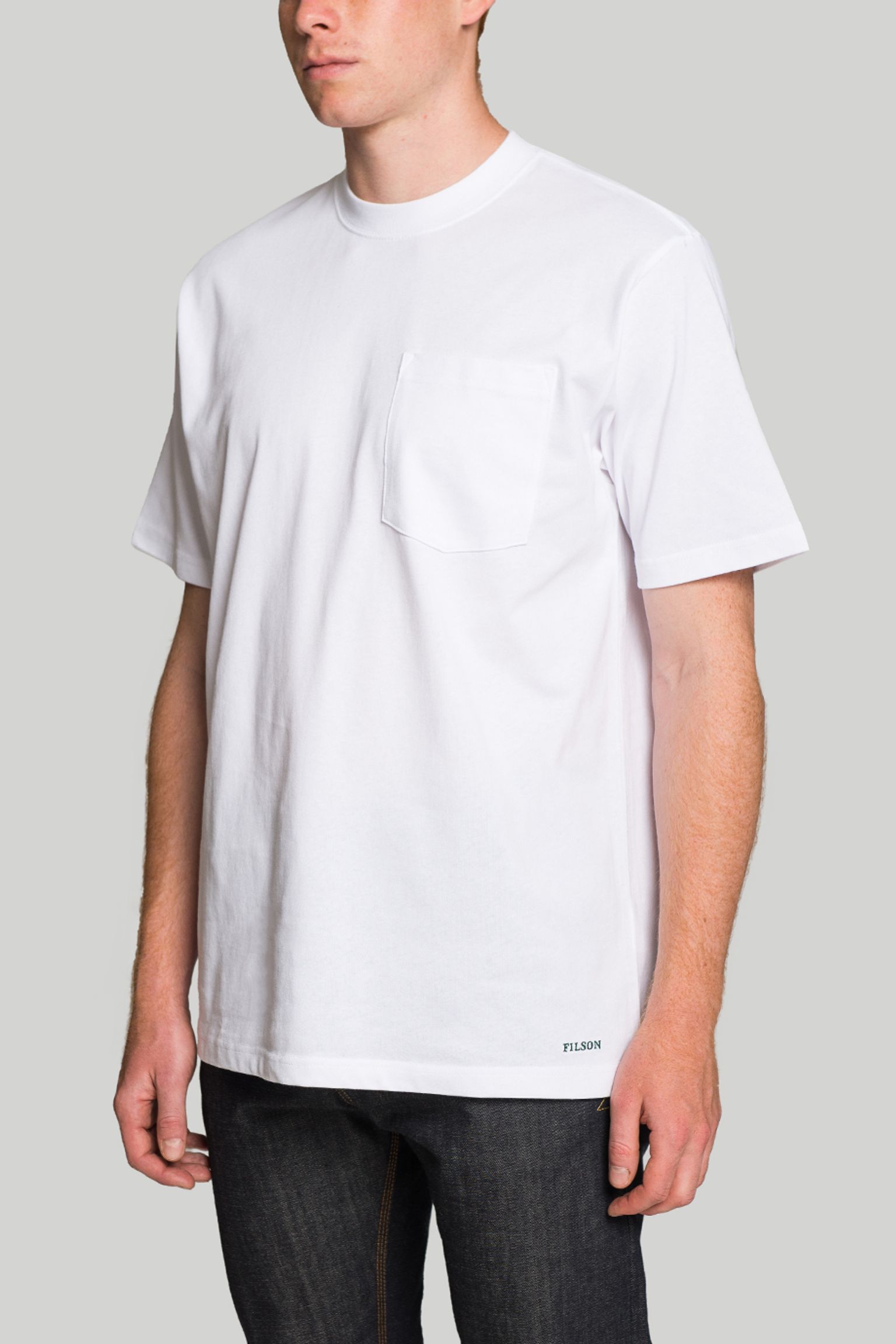 Широкий вибір Футболка S/S PIONEER SOLID ONE POCKET 6.5OZ COTTON JERSEY