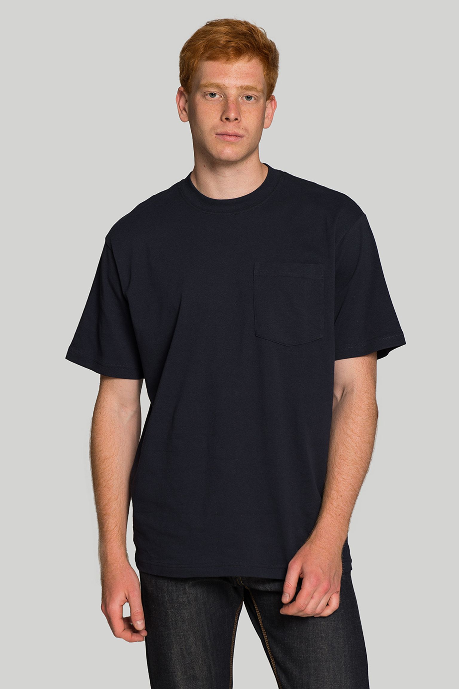 Футболка S/S PIONEER SOLID ONE POCKET 6.5OZ COTTON JERSEY