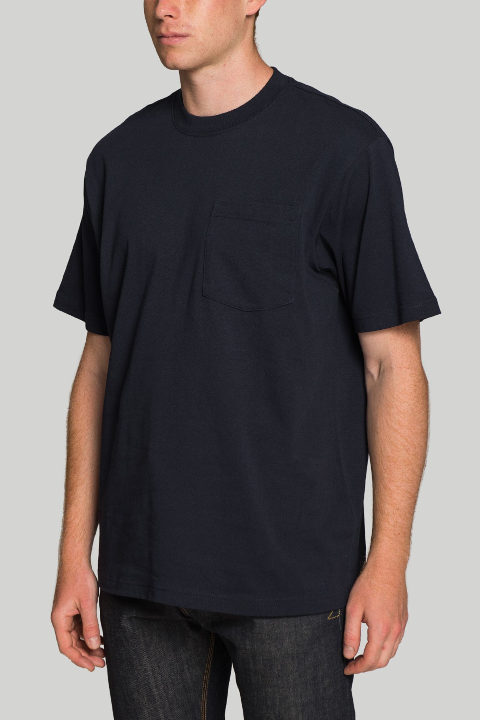 Широкий выбор Футболка S/S PIONEER SOLID ONE POCKET 6.5OZ COTTON JERSEY