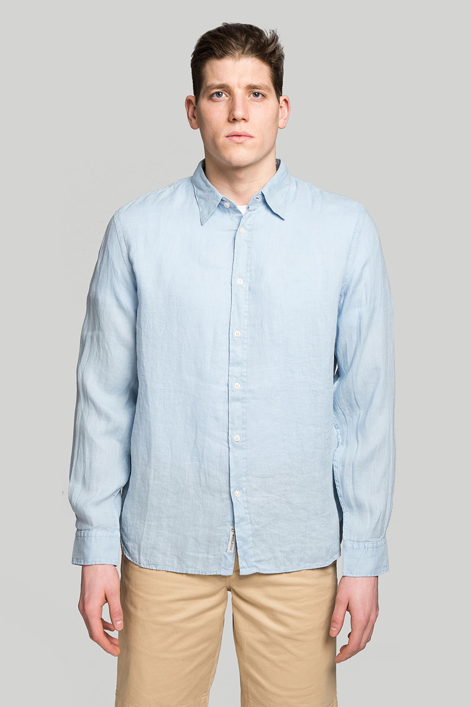 Рубашка Woolrich LINEN SHIRT