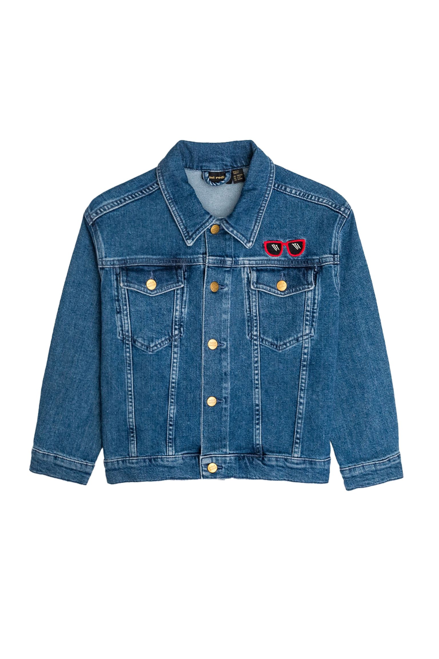 Куртка MINI RODINI KIDS Ritzratz emb denim jacket