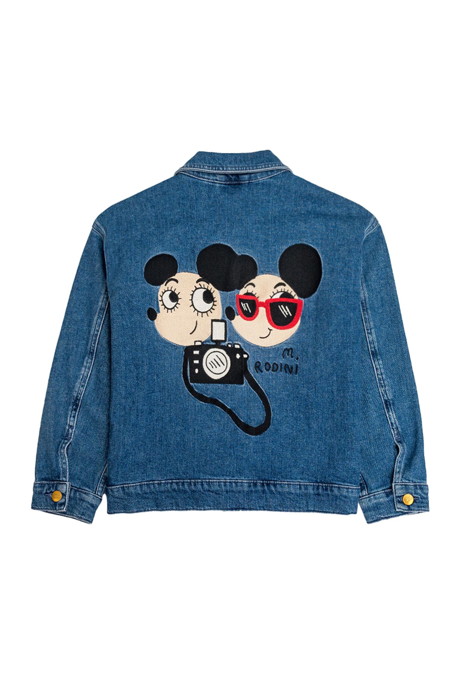 Куртка MINI RODINI KIDS Ritzratz emb denim jacket