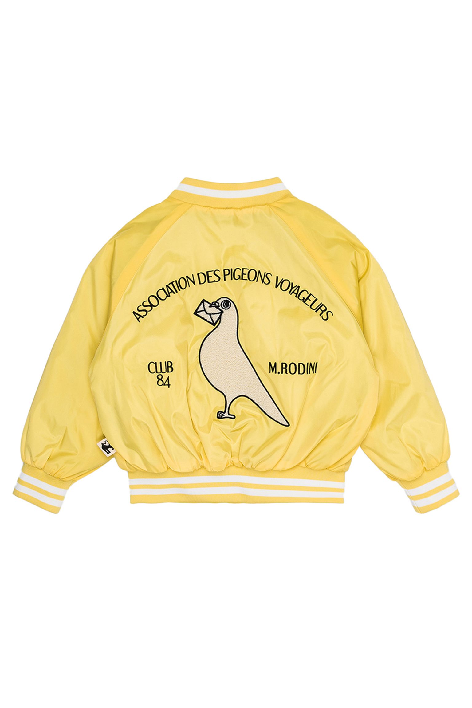 Куртка MINI RODINI KIDS Pigeons woven baseball jacket