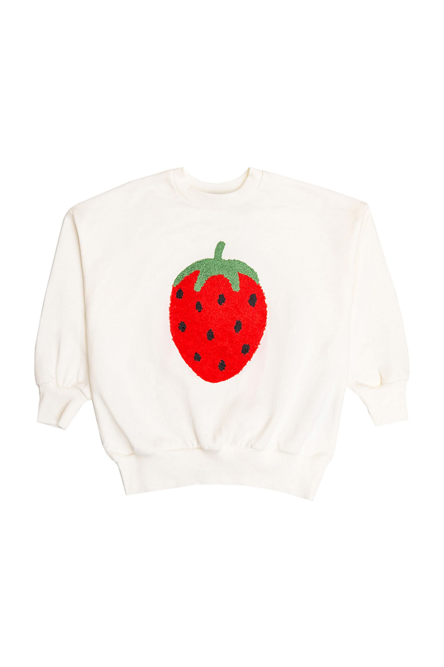Свитшот MINI RODINI KIDS Strawberries emb sweatshirt купить