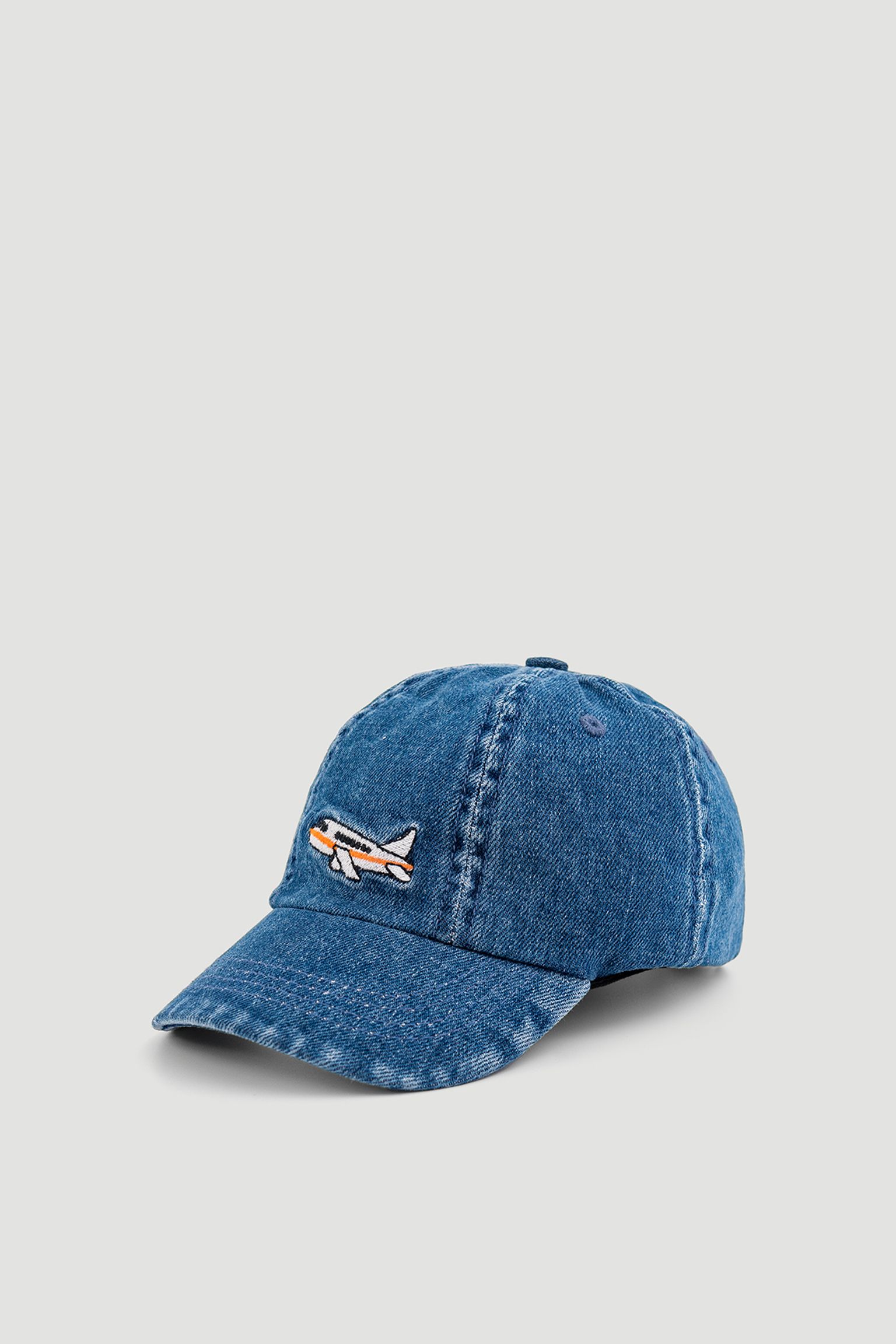 Бейсболка   Airplane emb denim cap