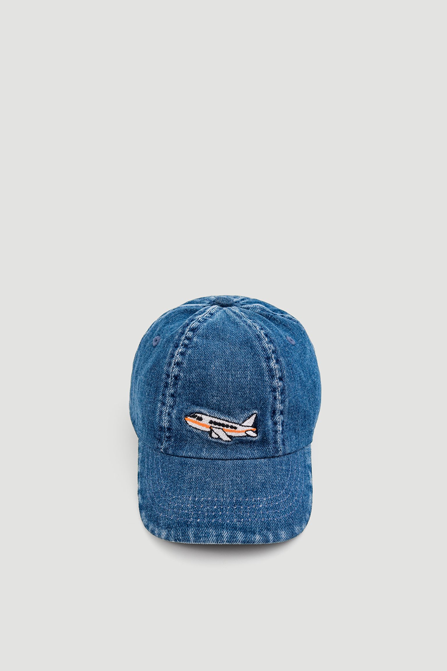 Бейсболка   Airplane emb denim cap