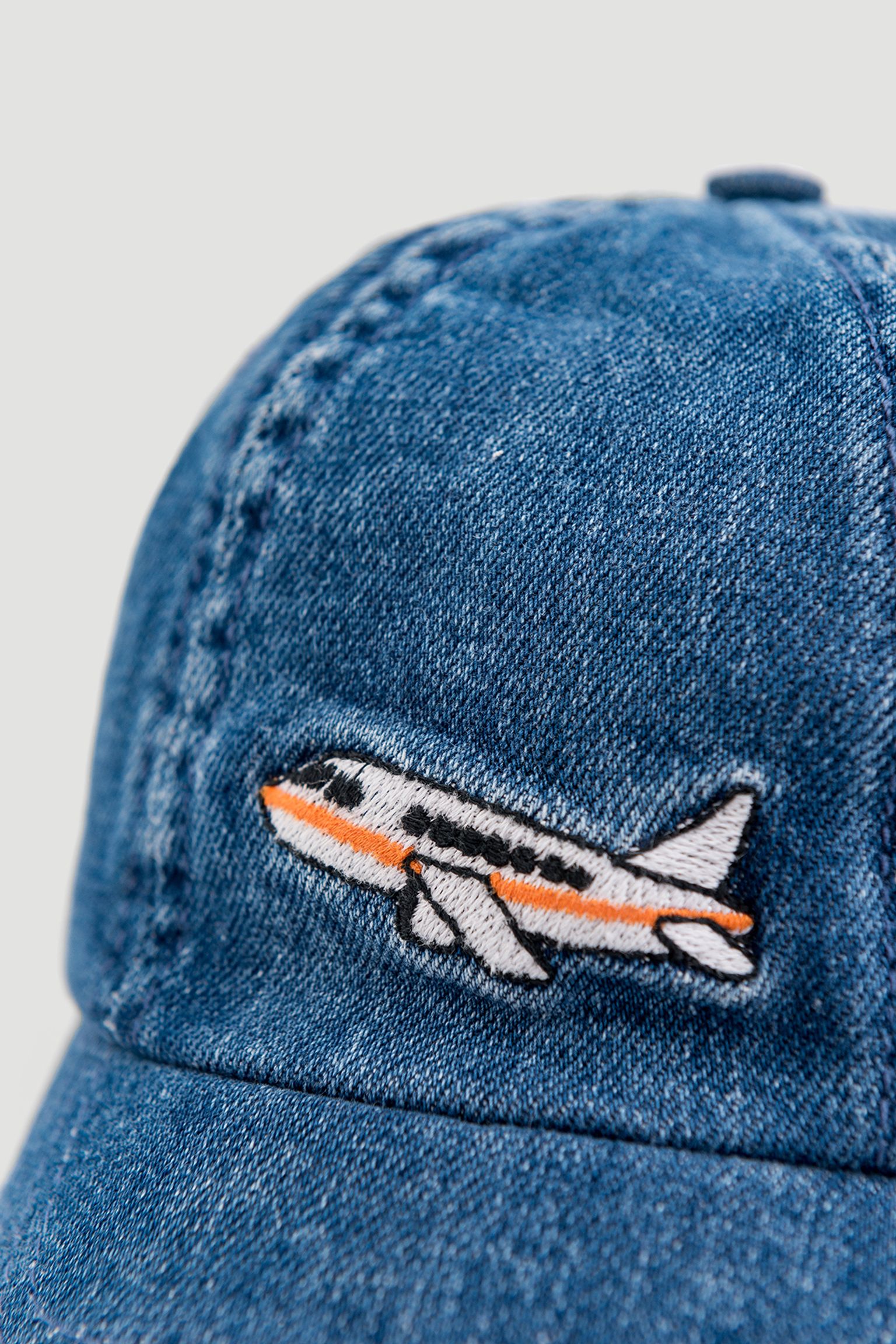 Бейсболка   Airplane emb denim cap