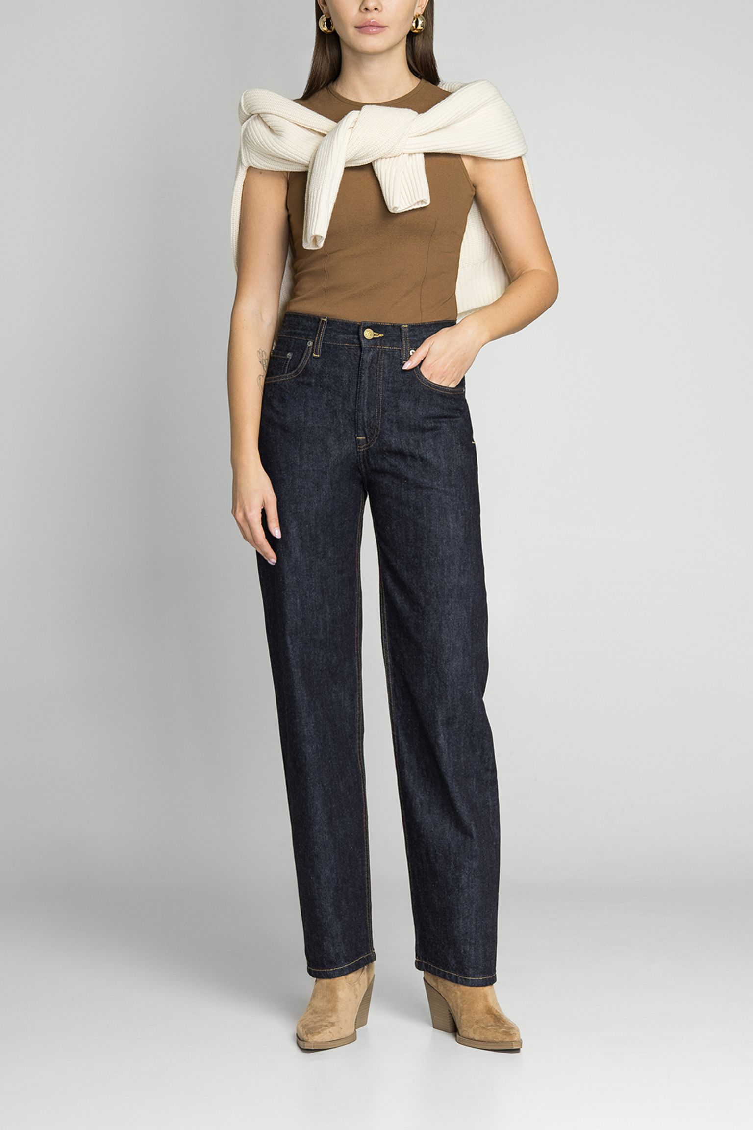 Джинсы HIGH WAIST ROND DENIM купить в Украине