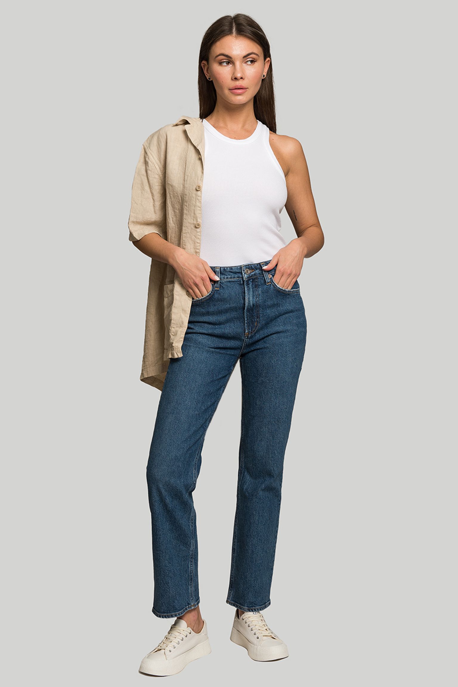 Джинсы Vintage high rise boot in aspire купить в Украине