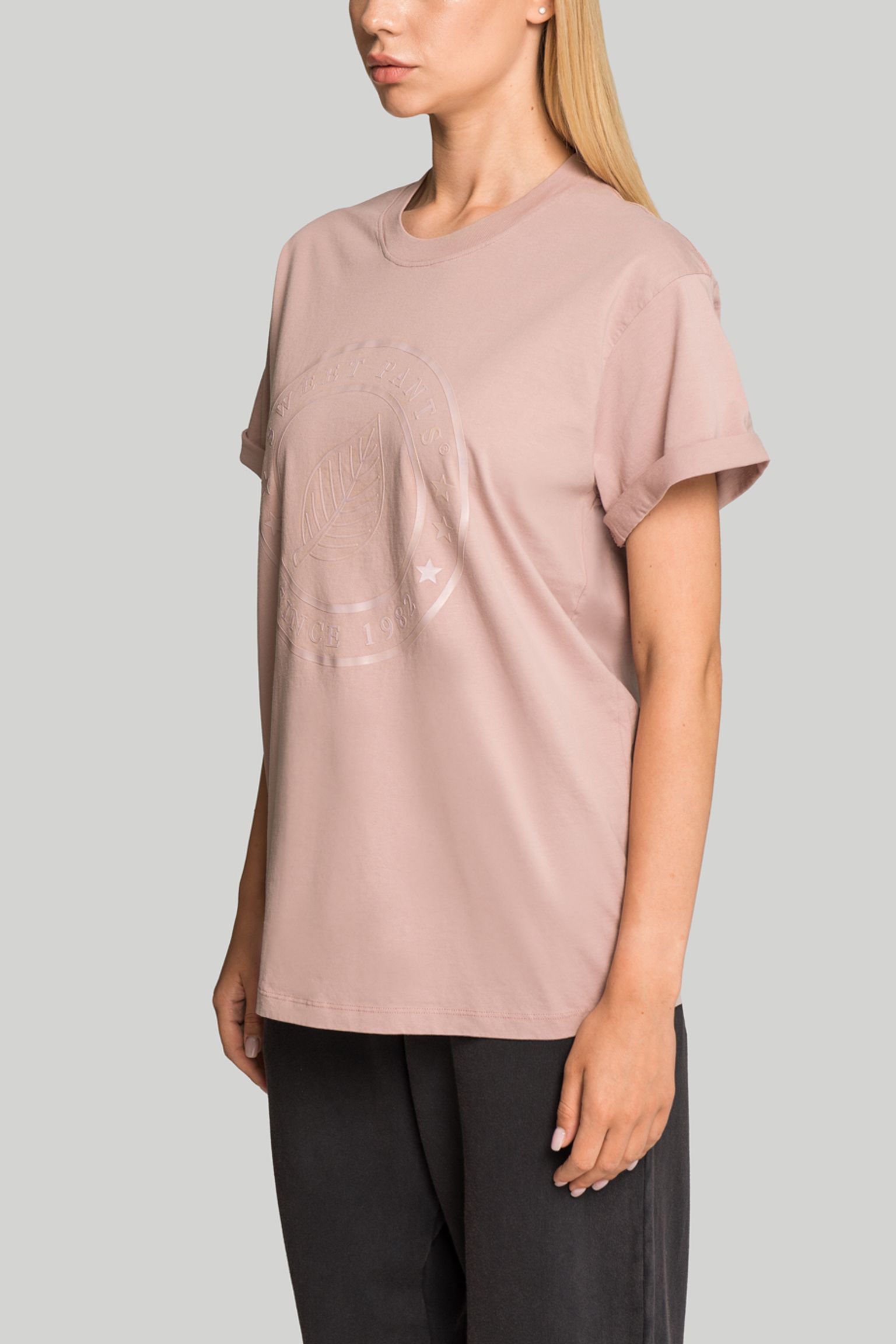 Широкий выбор Футболка SWEET PANTS TEE SHIRT GROS LOGO DEVANT