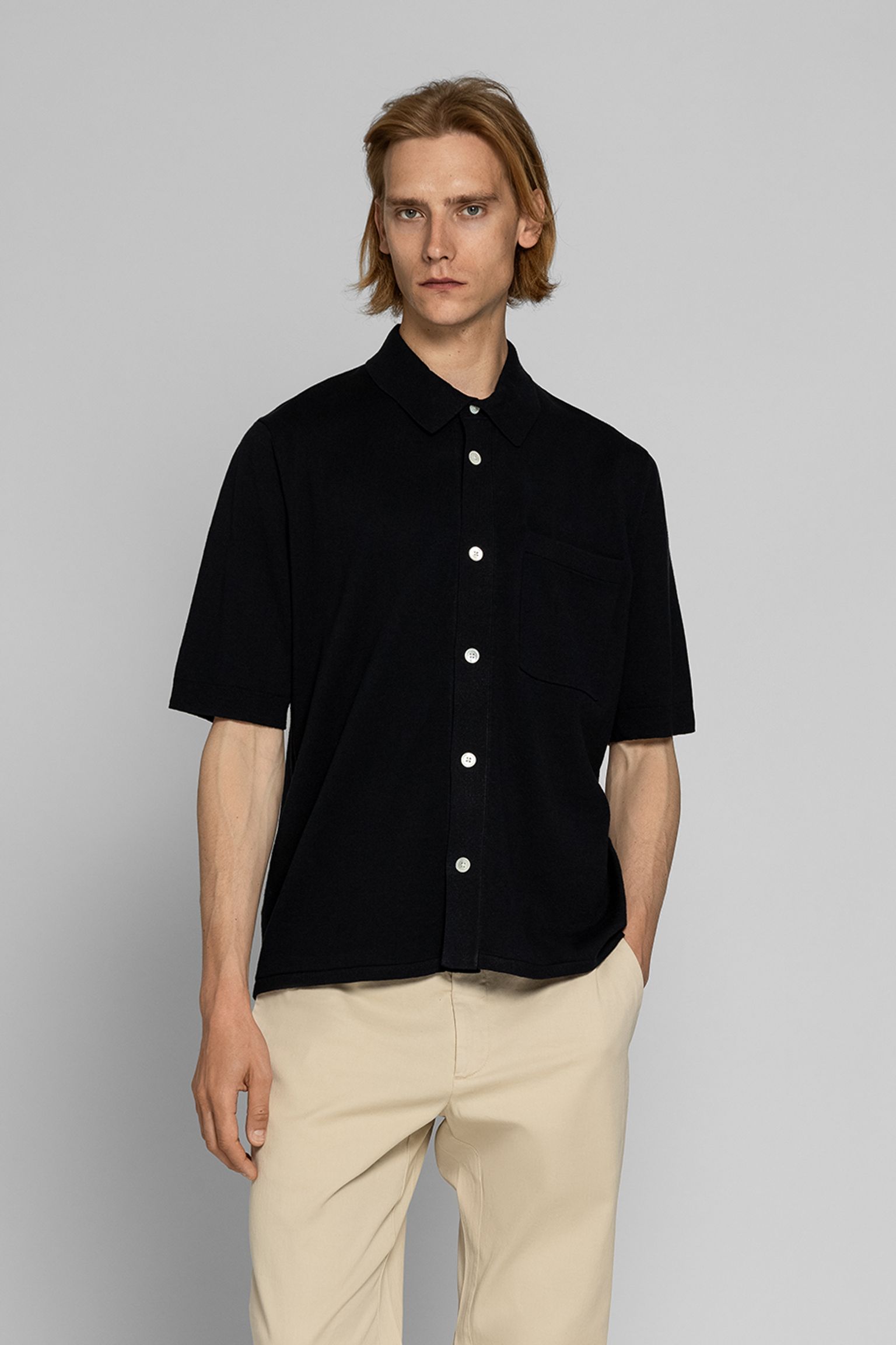 Кардиган NORSE PROJECTS Rollo Cotton Linen SS Shirt купить в Украине