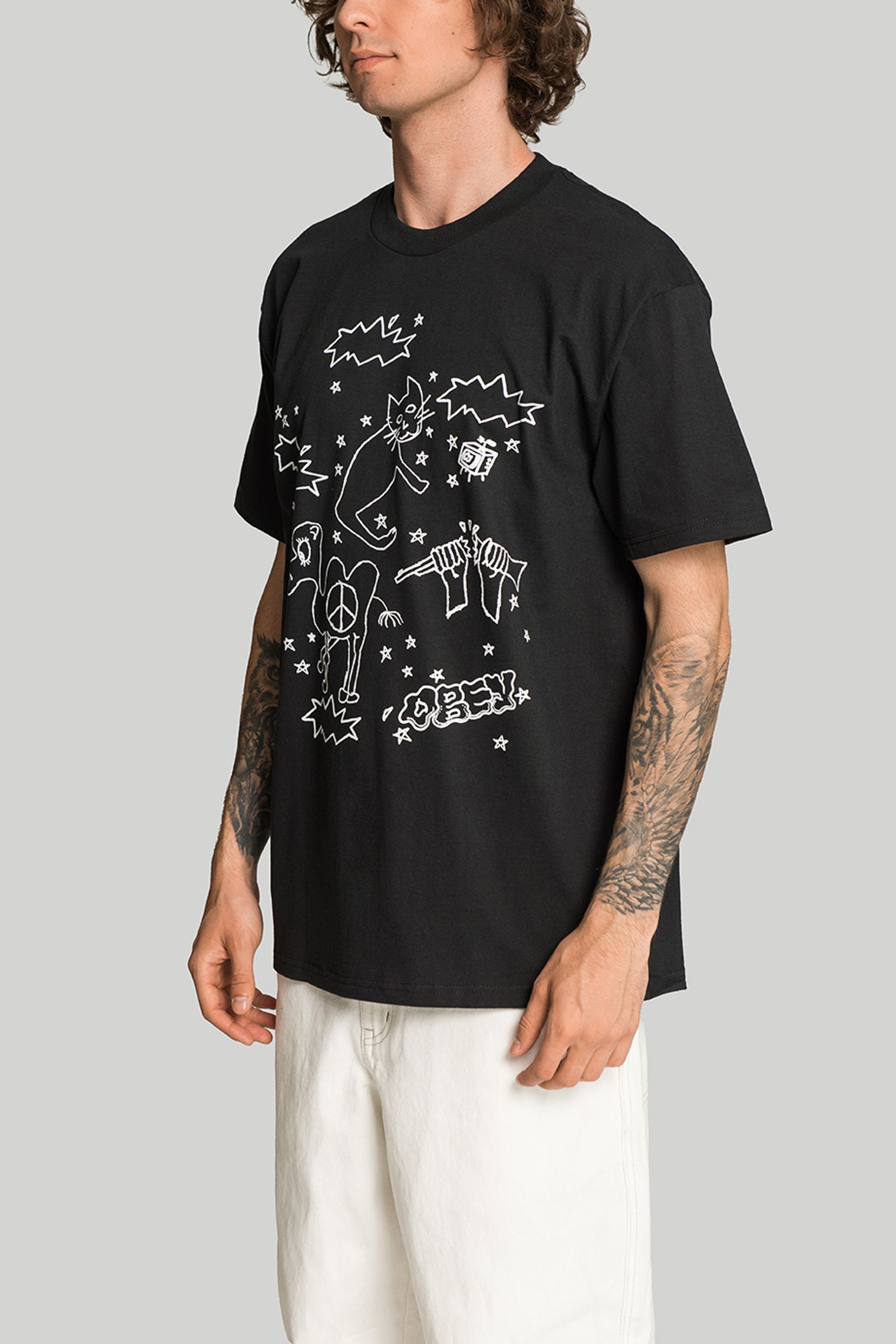Стильні Футболка Obey CAT&CAMEL