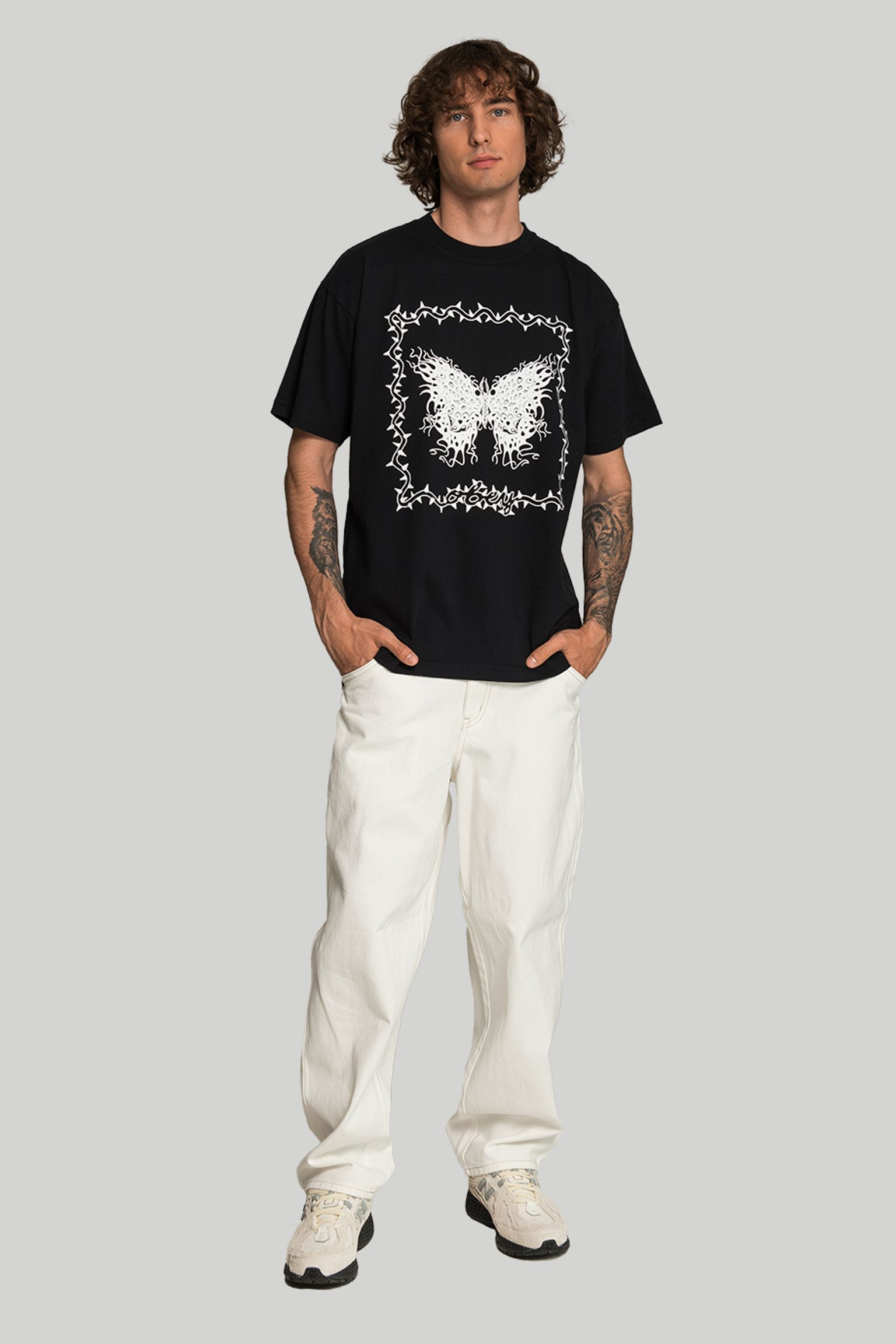 Футболка Obey TRIBAL BUTTERFLY купити в Україні