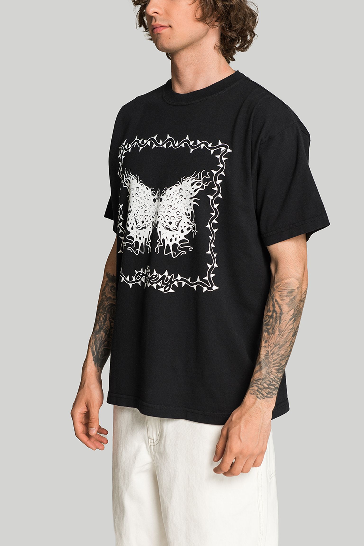 Стильні Футболка Obey TRIBAL BUTTERFLY