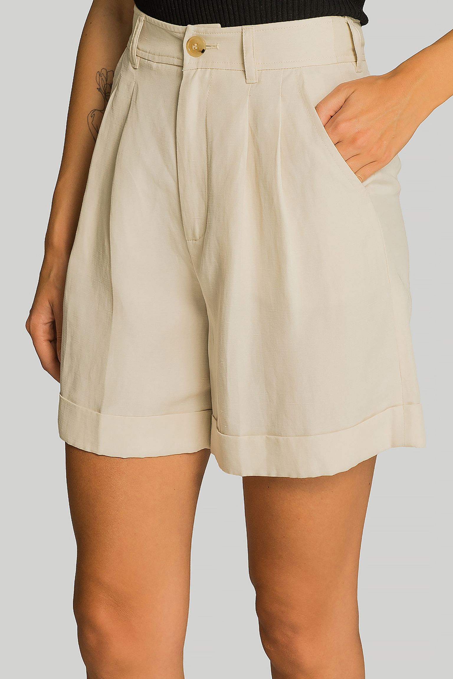 Шорти Woolrich VISCOSE LINEN SHORT