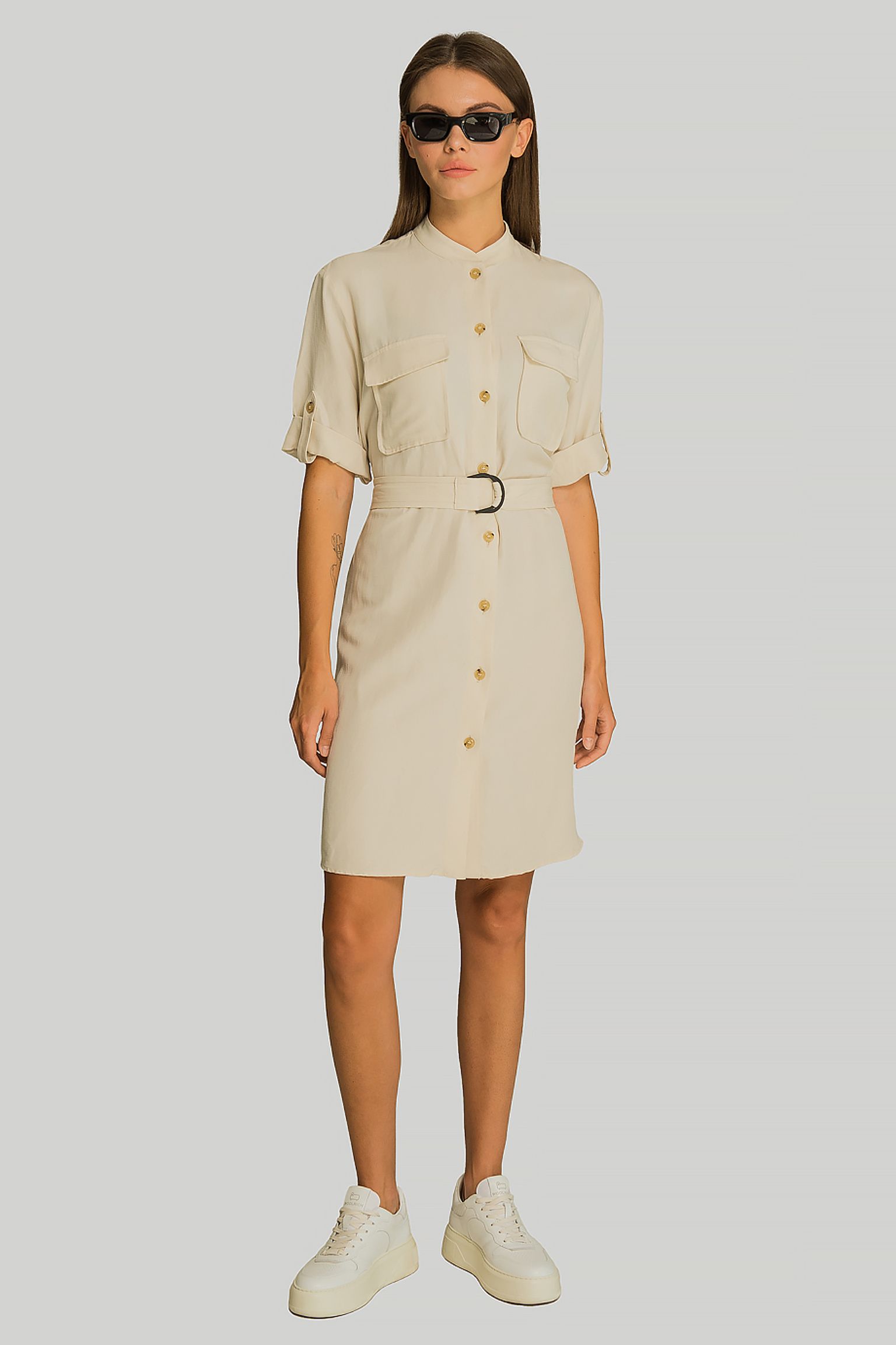 Платье Woolrich BELTED UTILITY DRESS