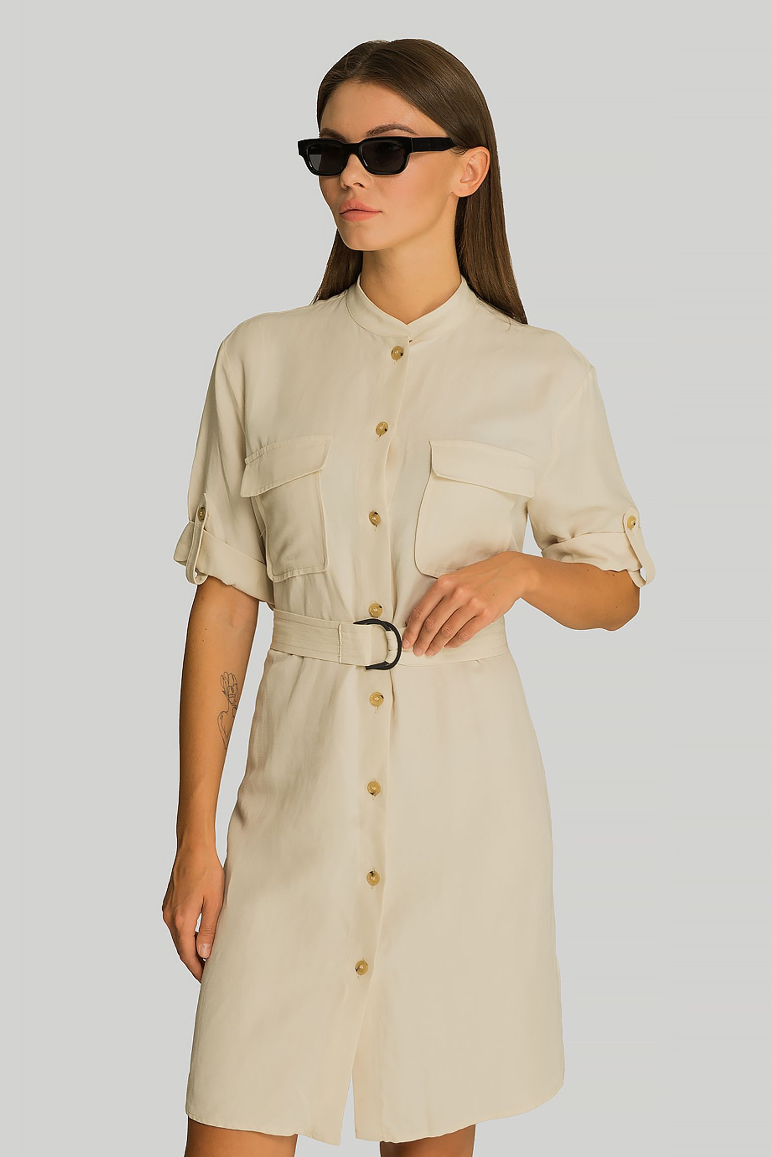 Платье Woolrich BELTED UTILITY DRESS