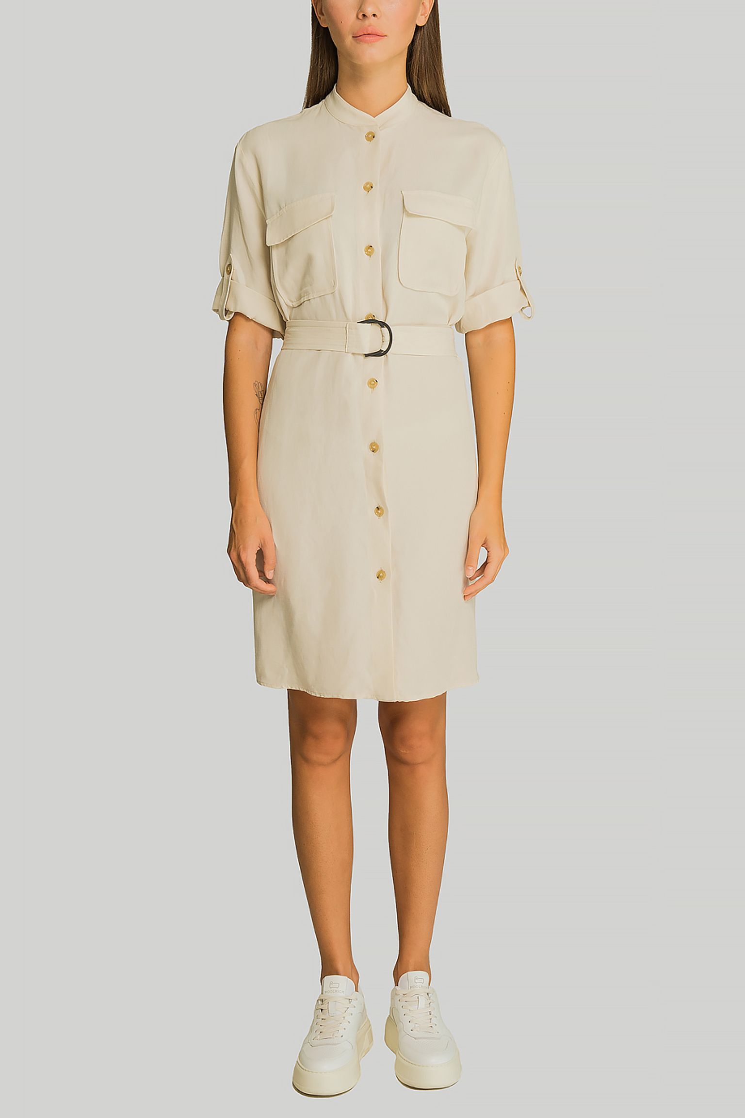 Платье Woolrich BELTED UTILITY DRESS