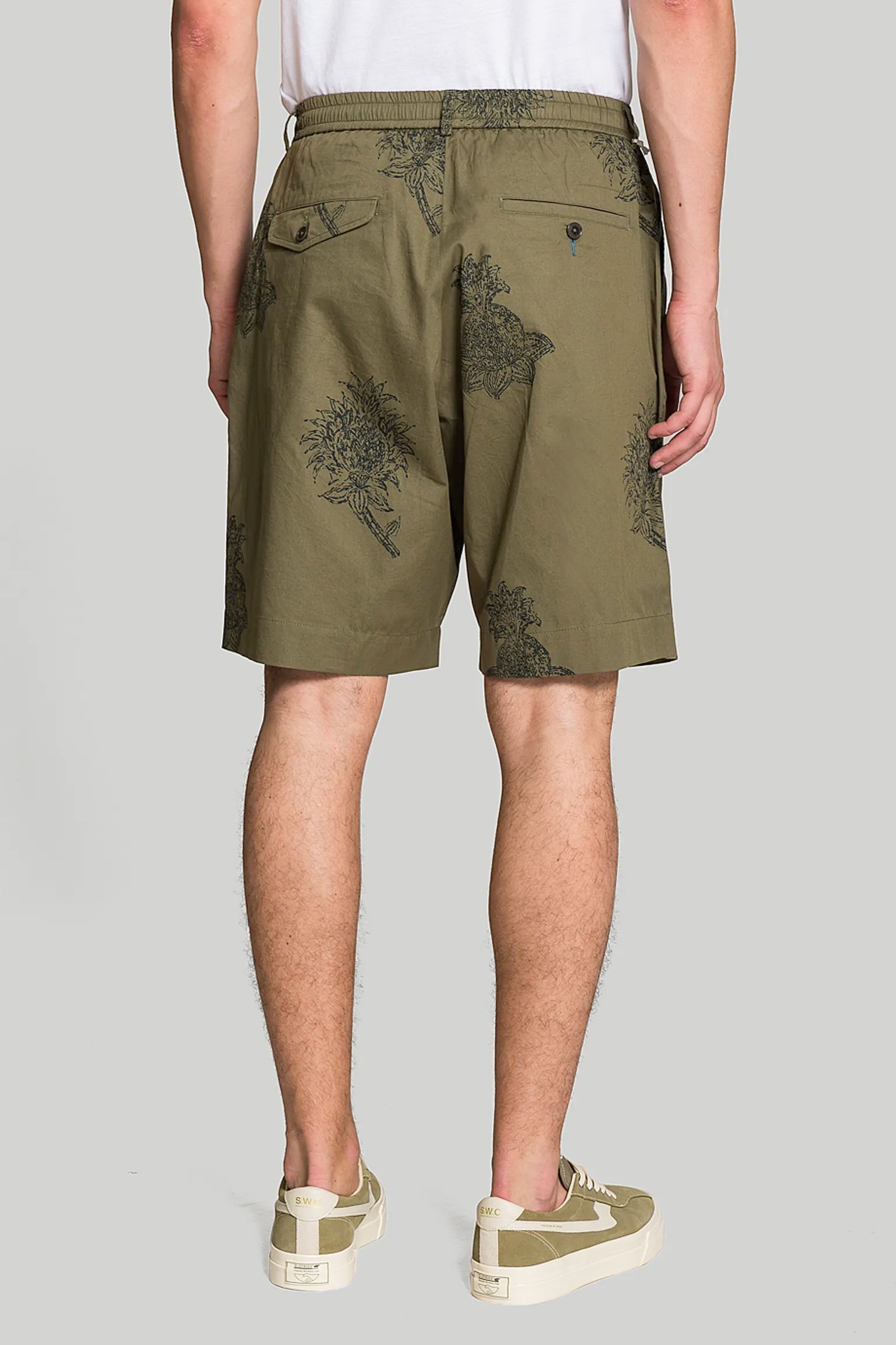 Широкий выбор Шорты Universal Works BLOCK FLOWER TWILL