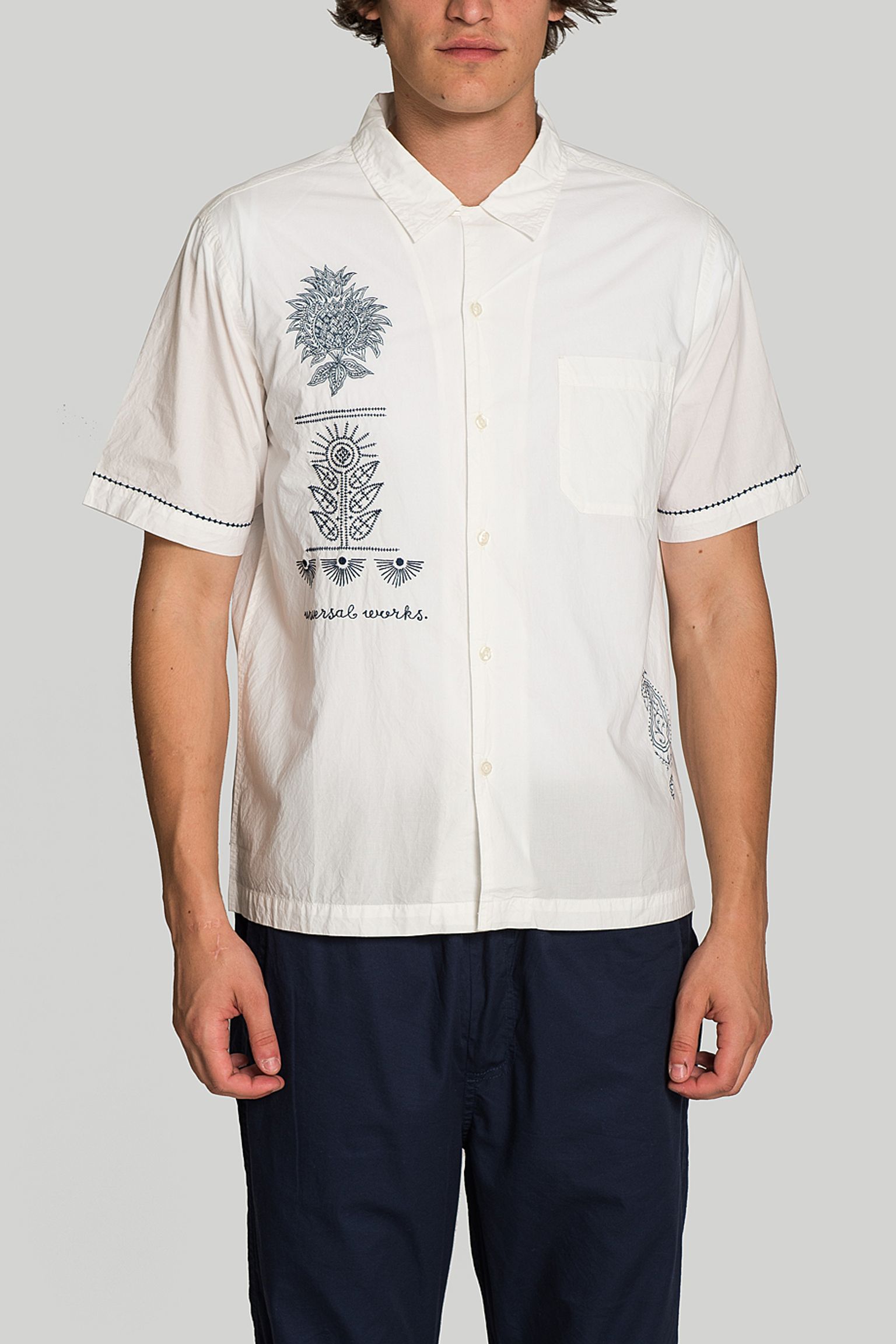 Сорочка Universal Works EMB ORGANIC POPLIN з доставкою
