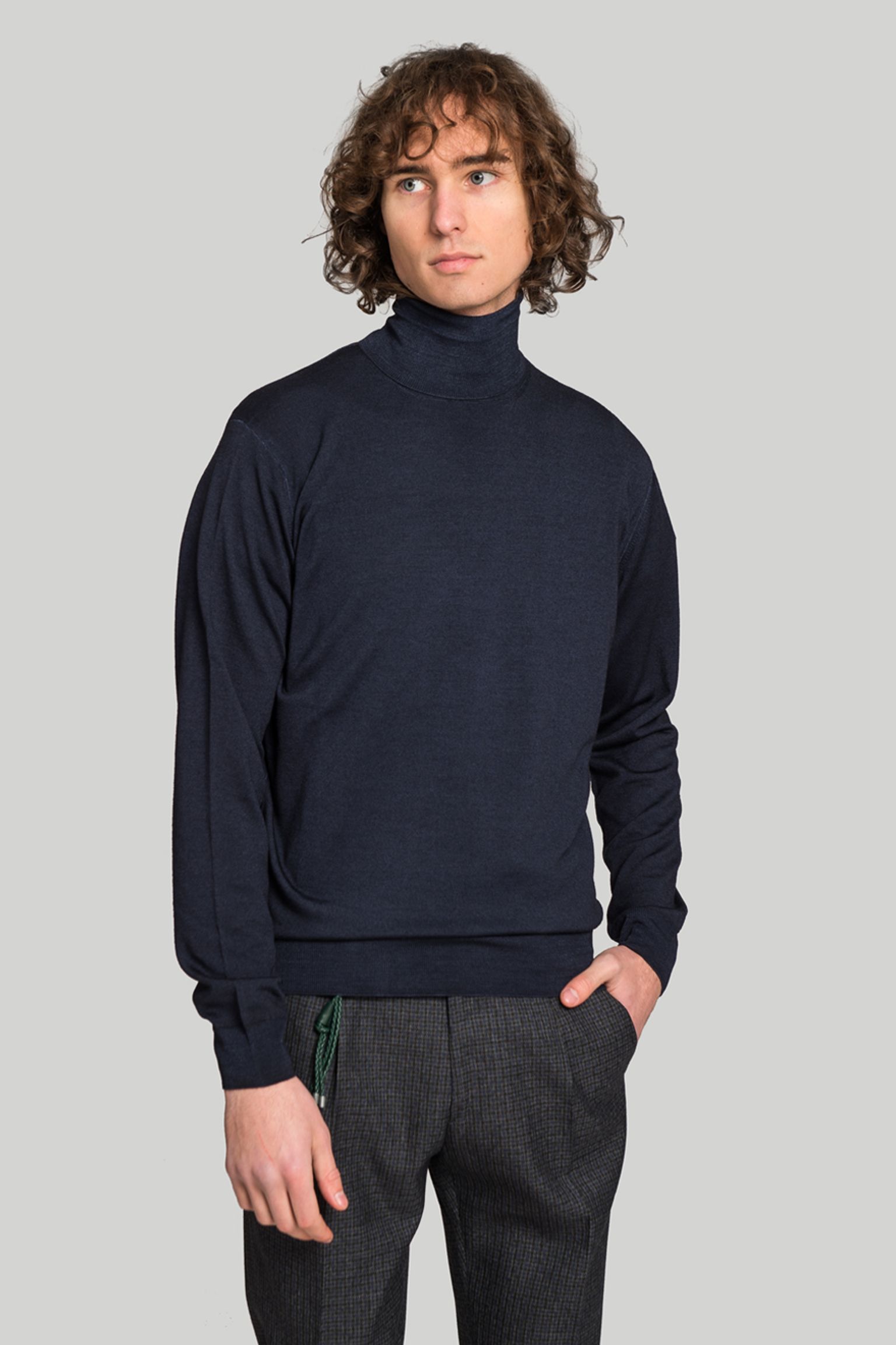 Гольф Filippo de Laurentiis D.VITA ML ROYAL MERINO NUVOLA купити