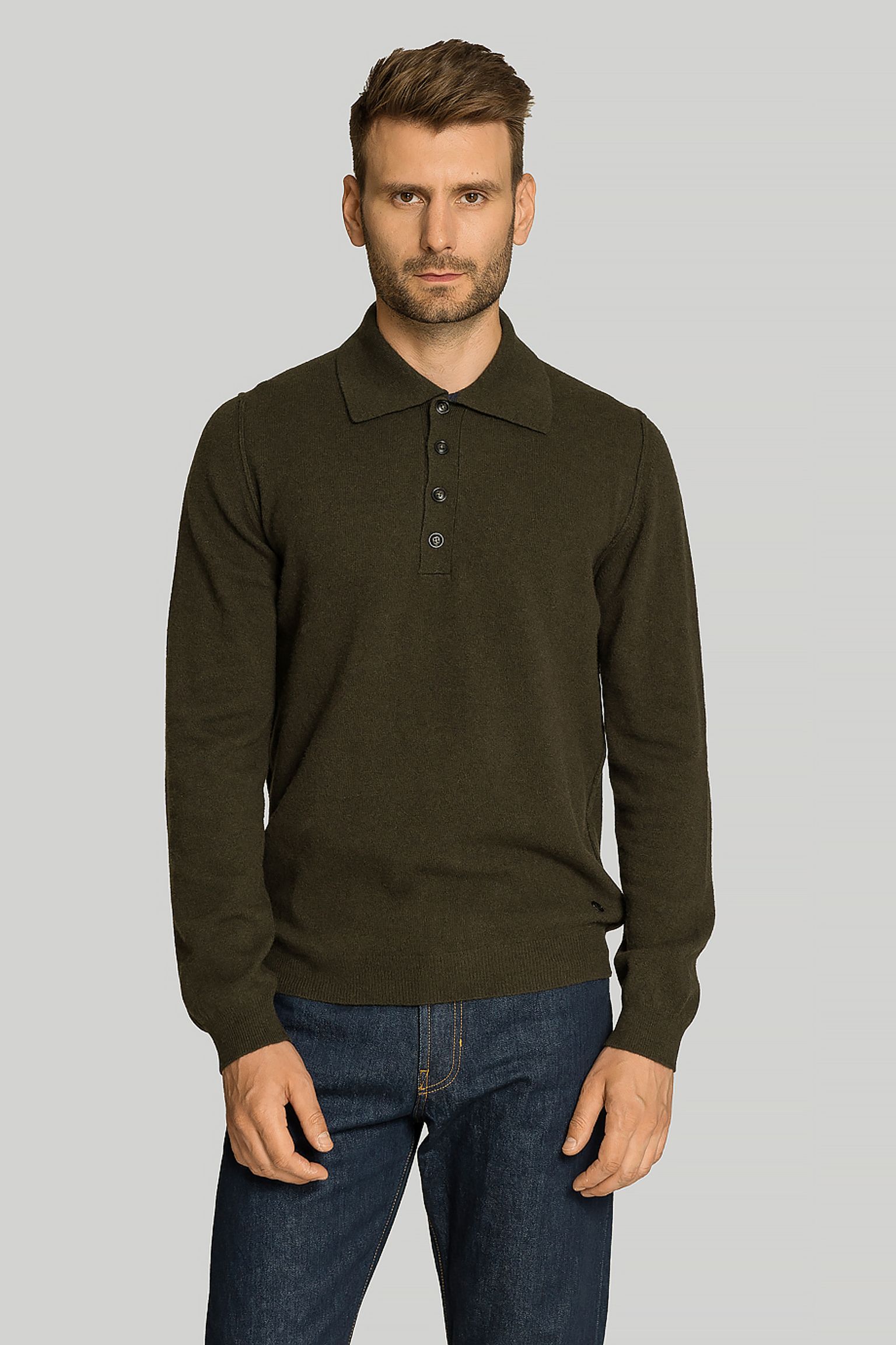 Поло MERINOS POLO PULLOVER