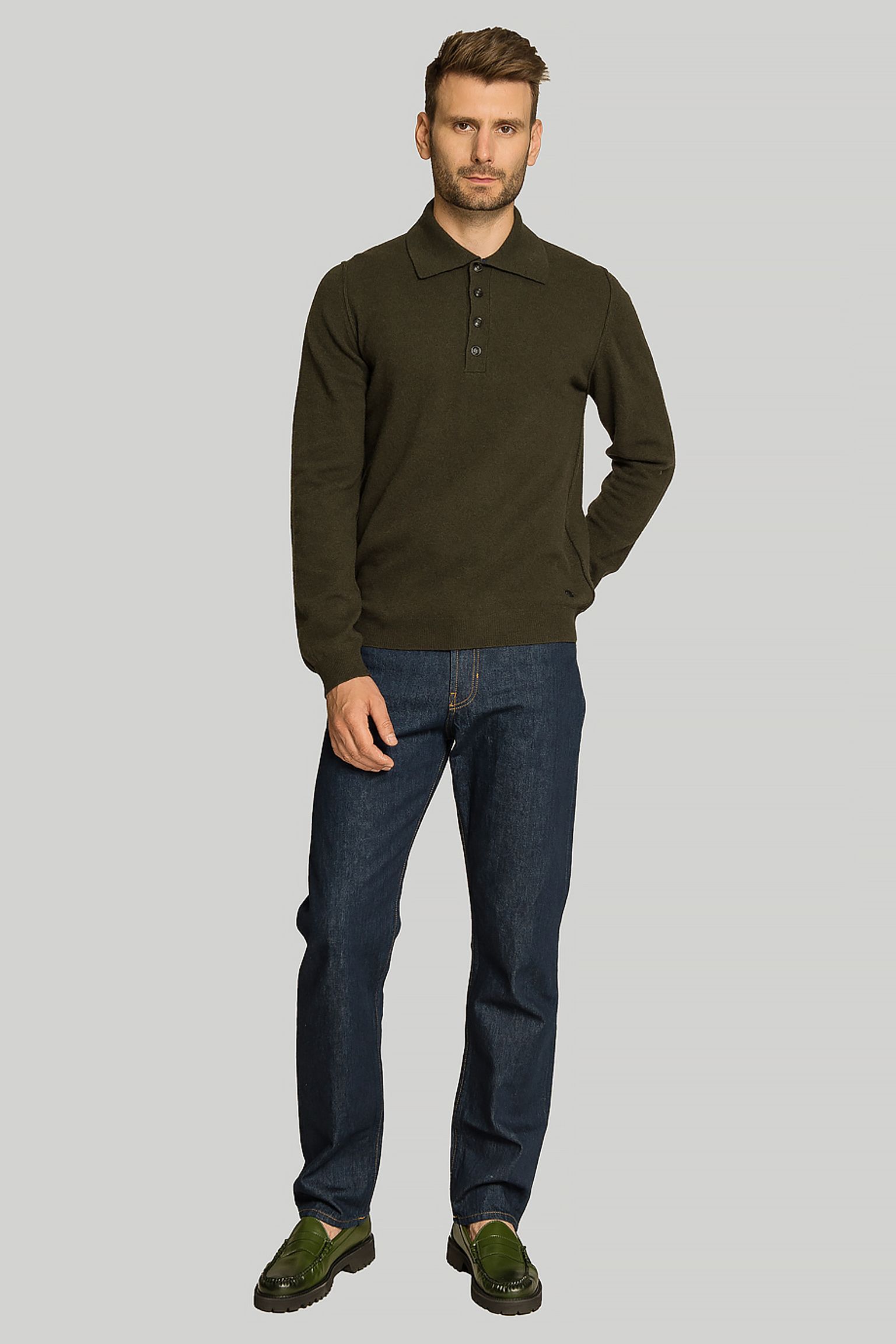 Поло Woolrich MERINOS POLO PULLOVER