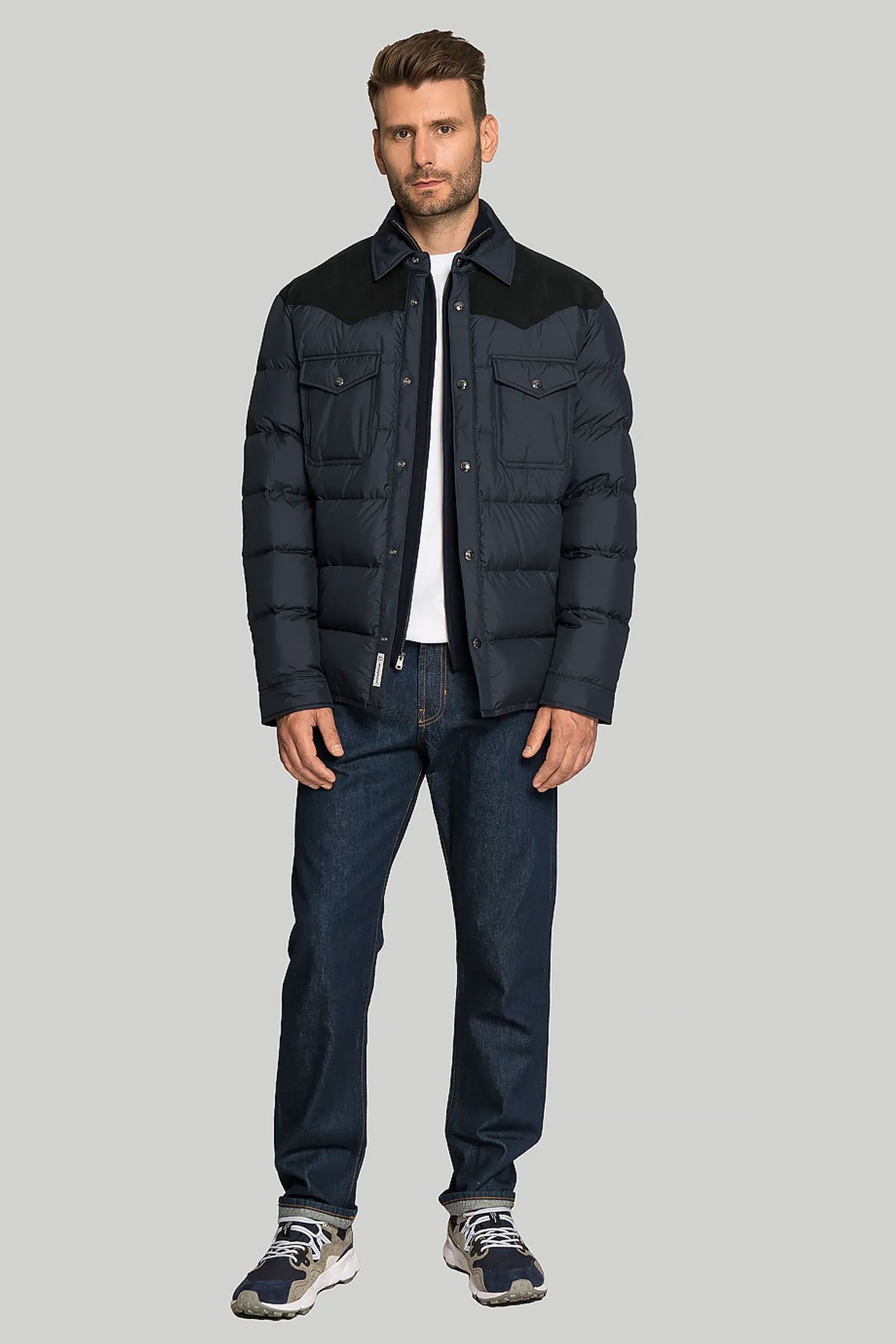 Овершот Woolrich WESTERN DOWN OVERSHIRT с доставкой