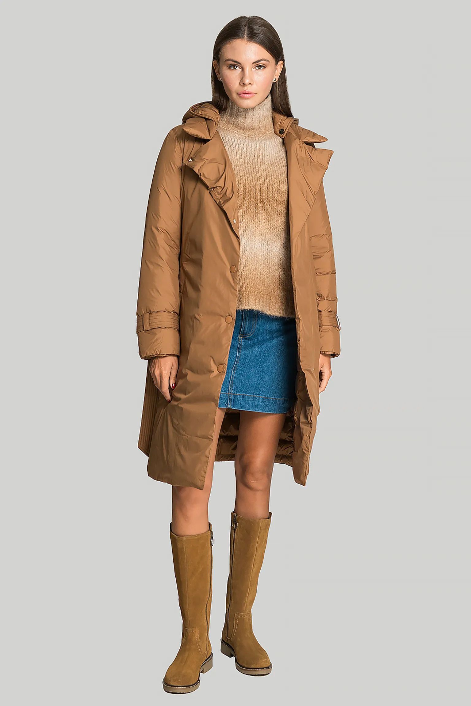 Пуховик ELLIS LIGHT DOWN TRENCH COAT купить в Украине