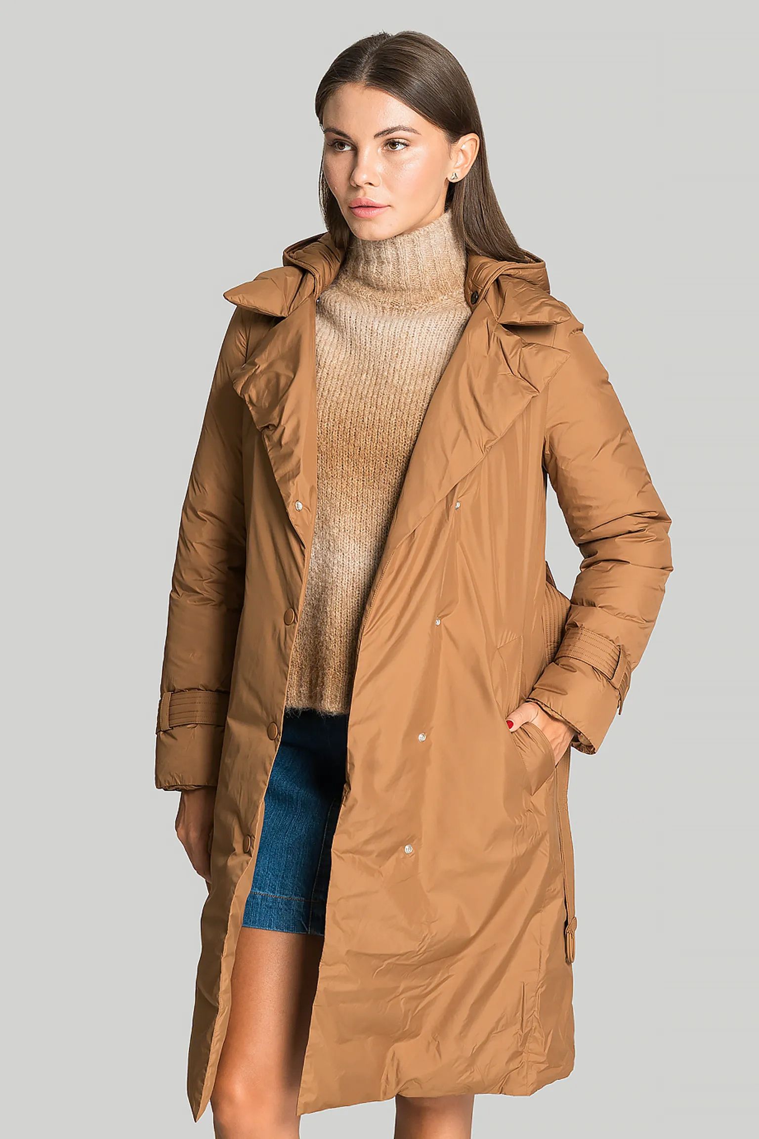 Пуховик ELLIS LIGHT DOWN TRENCH COAT с доставкой