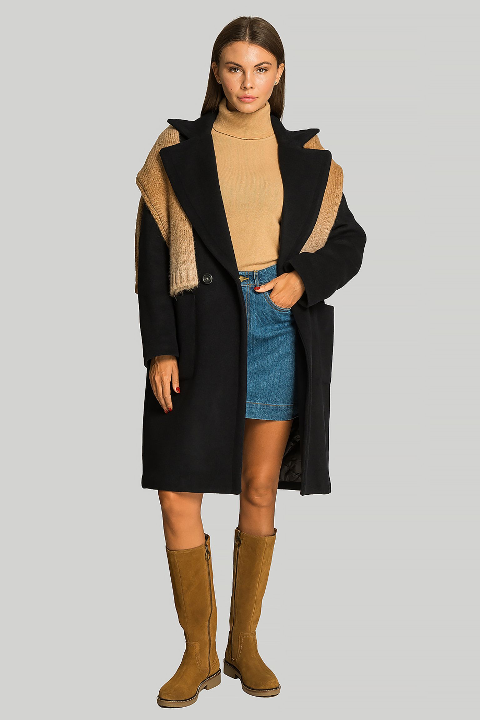 Пальто PADDED MELTON WOOL COAT