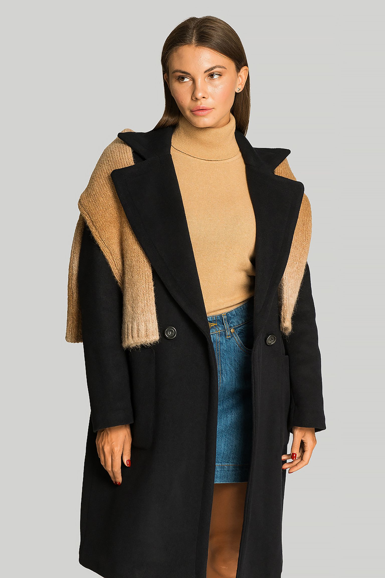 Пальто PADDED MELTON WOOL COAT