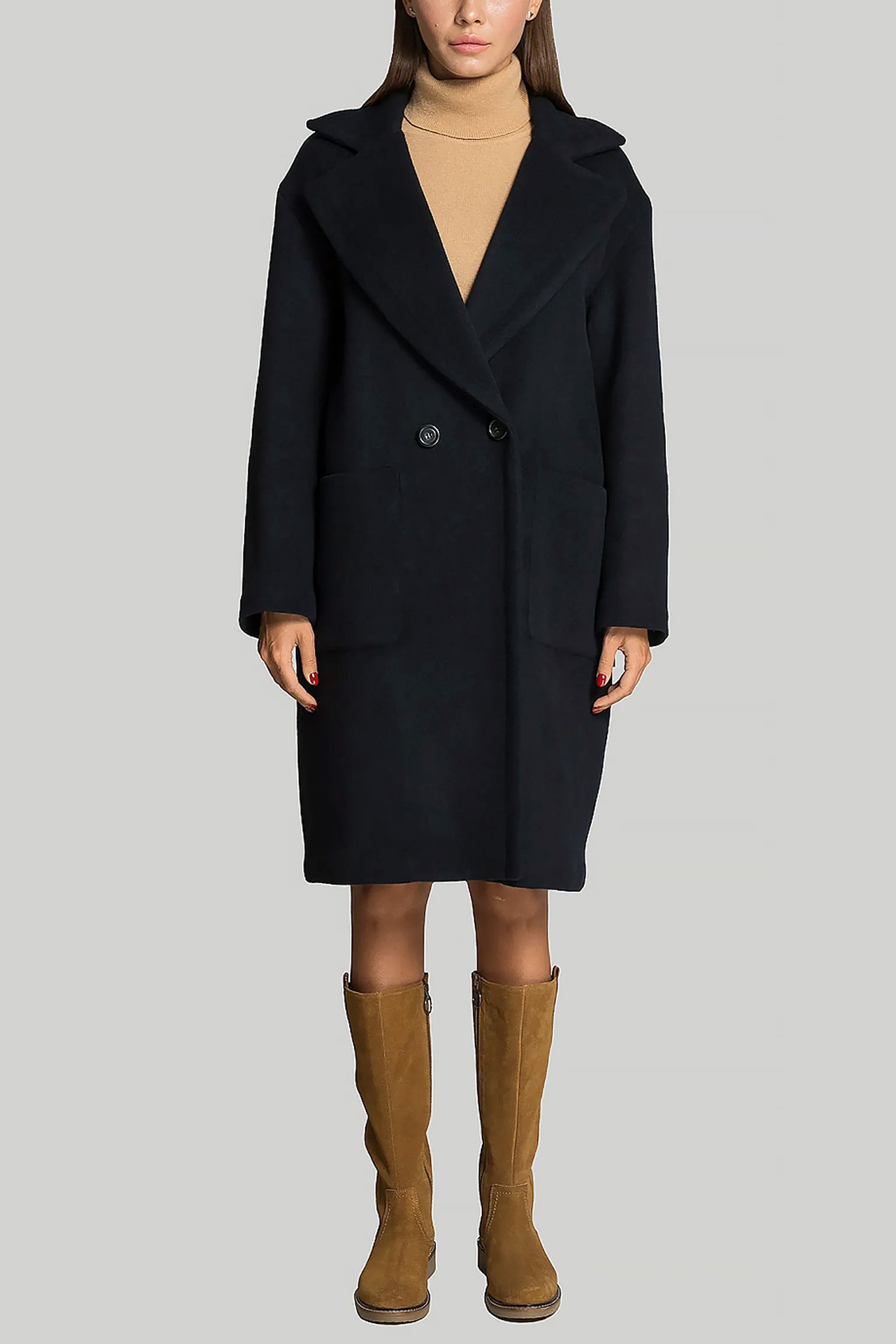 Стильні Пальто PADDED MELTON WOOL COAT