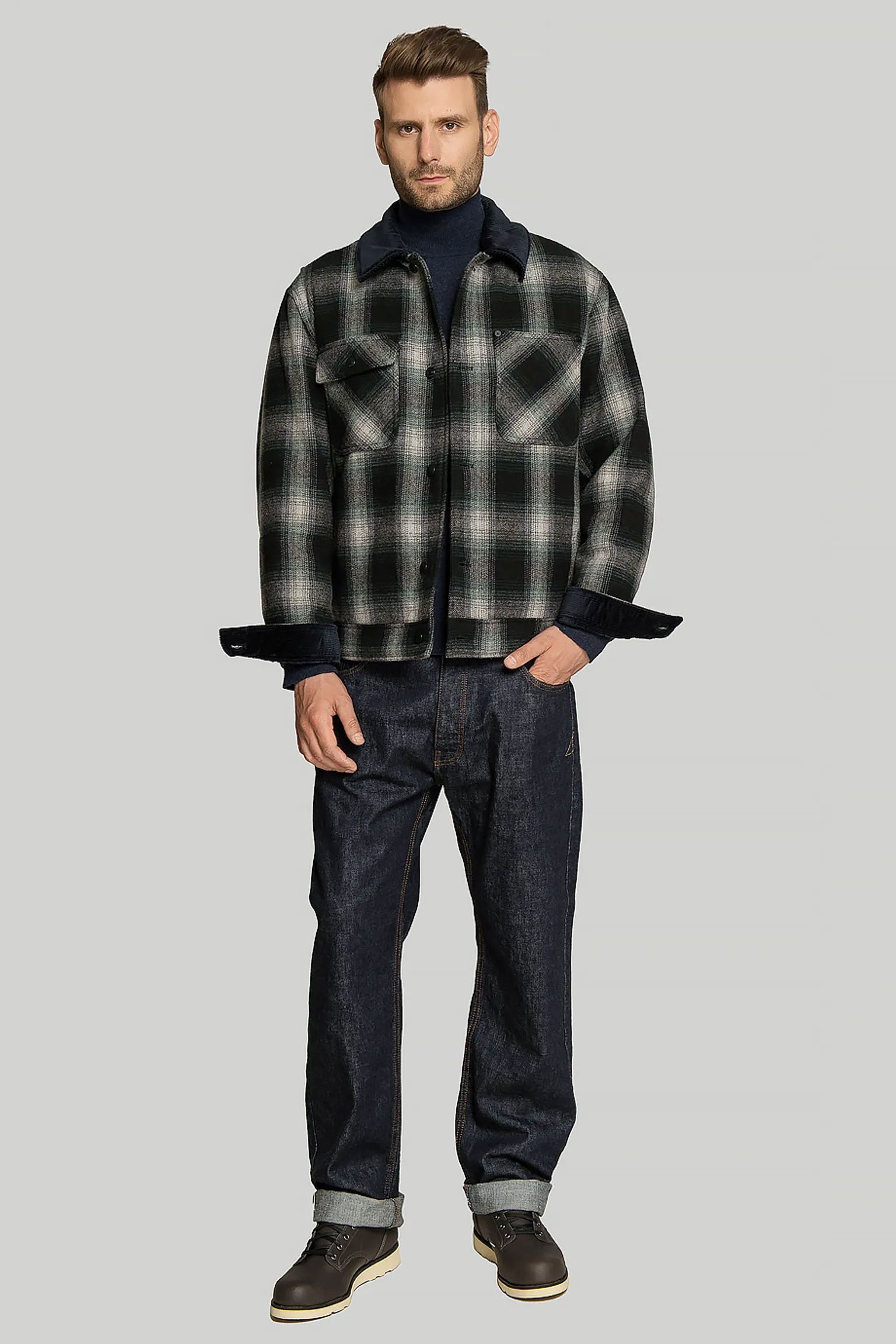 Овершот WOOL TRUCKER JACKET купить в Украине
