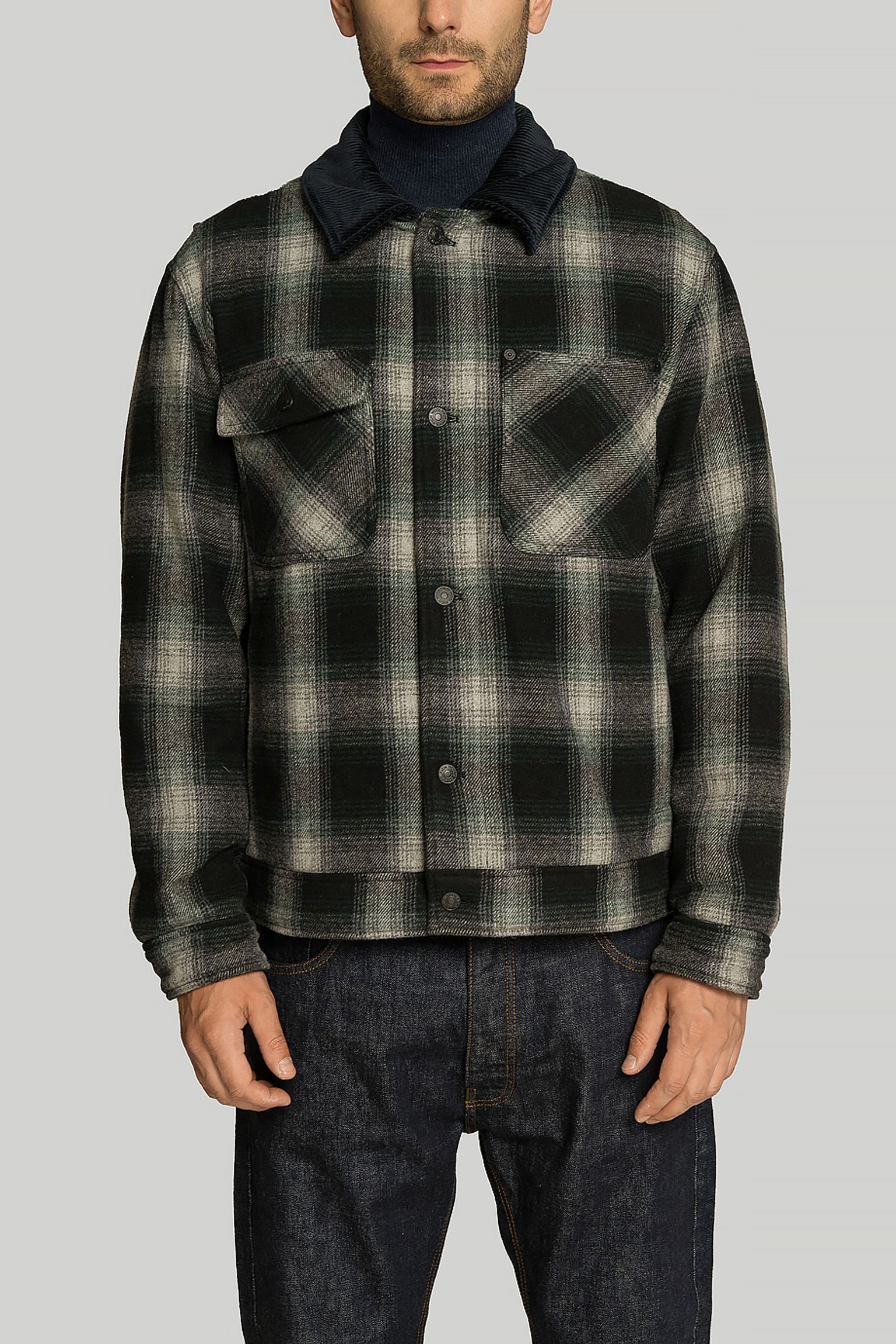 Овершот WOOL TRUCKER JACKET