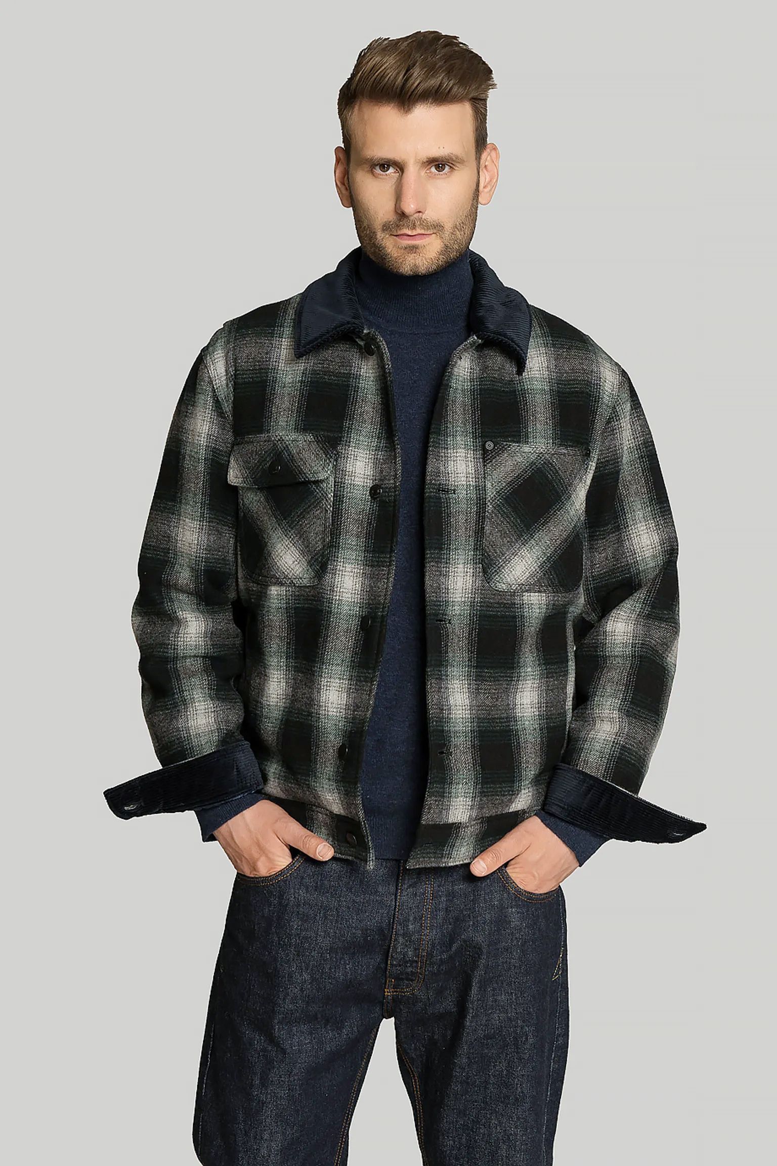 Стильные Овершот WOOL TRUCKER JACKET